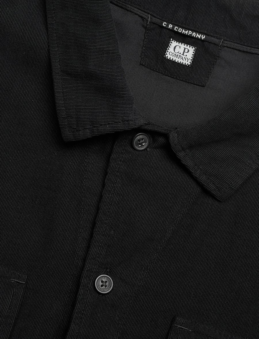 C.P. Company - Corduroy Overshirt - chemises décontractées - black - 3