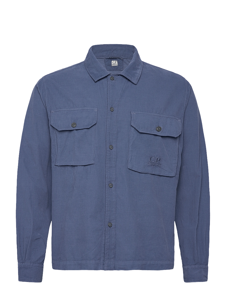 C.P. Company - Corduroy Overshirt - casual skjorter - flint stone - 0