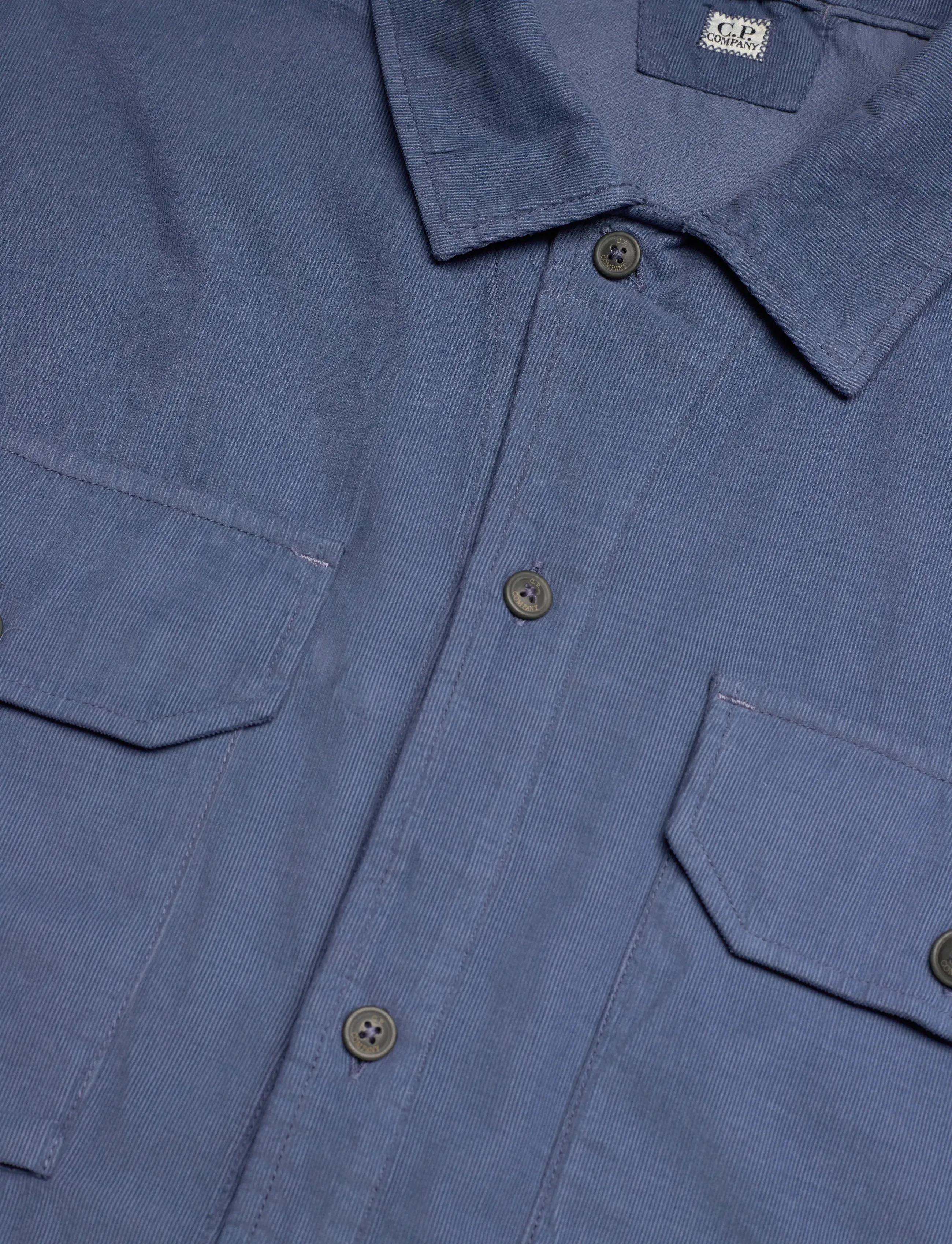 C.P. Company - Corduroy Overshirt - casual skjortor - flint stone - 2