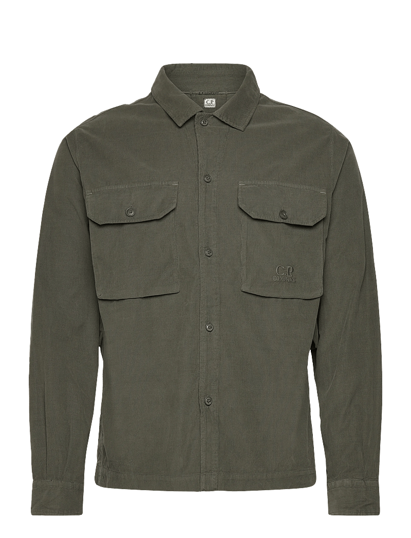 C.P. Company - Corduroy Overshirt - casual skjortor - grape leaf - 0