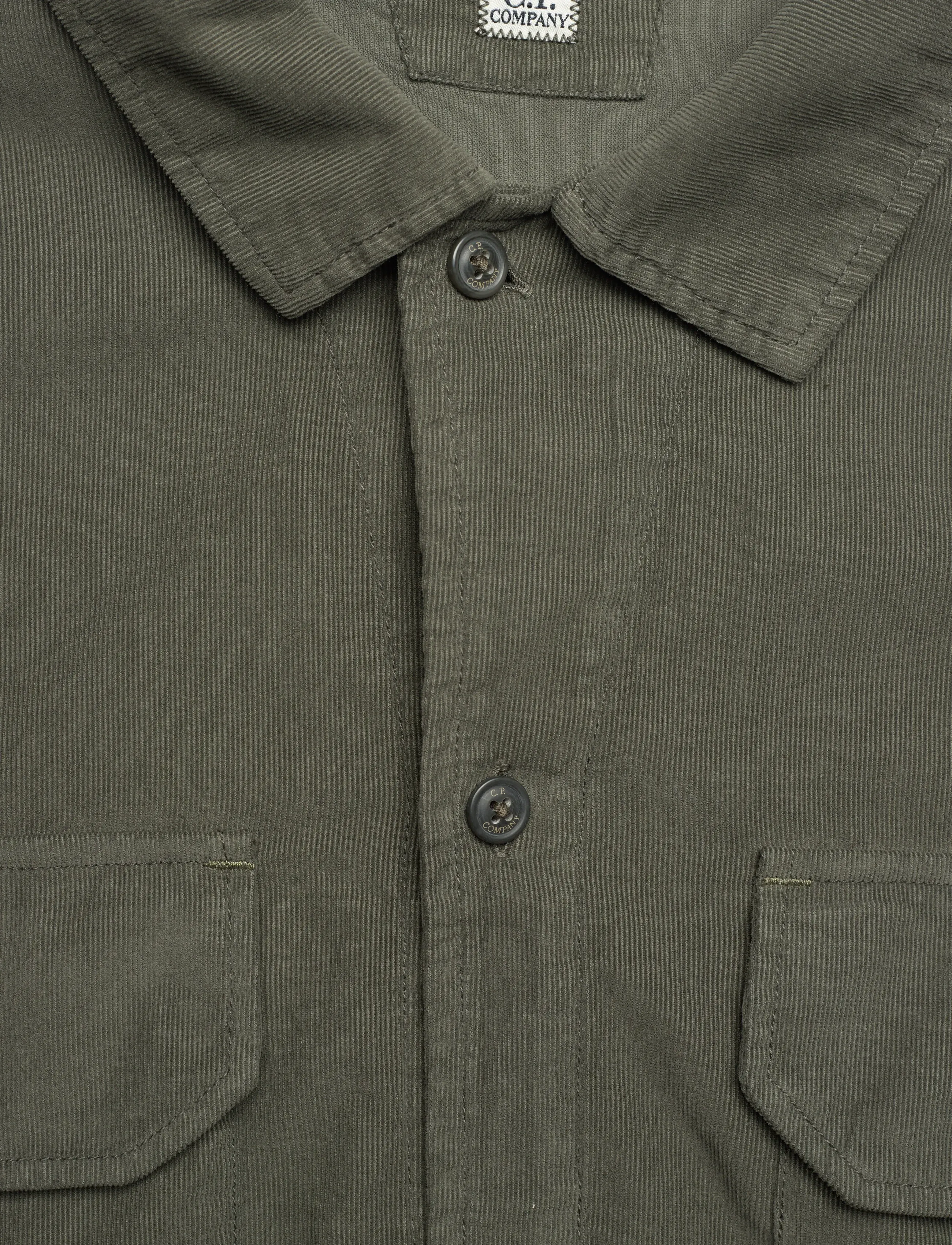 C.P. Company - Corduroy Overshirt - yfirskyrtur - grape leaf - 2