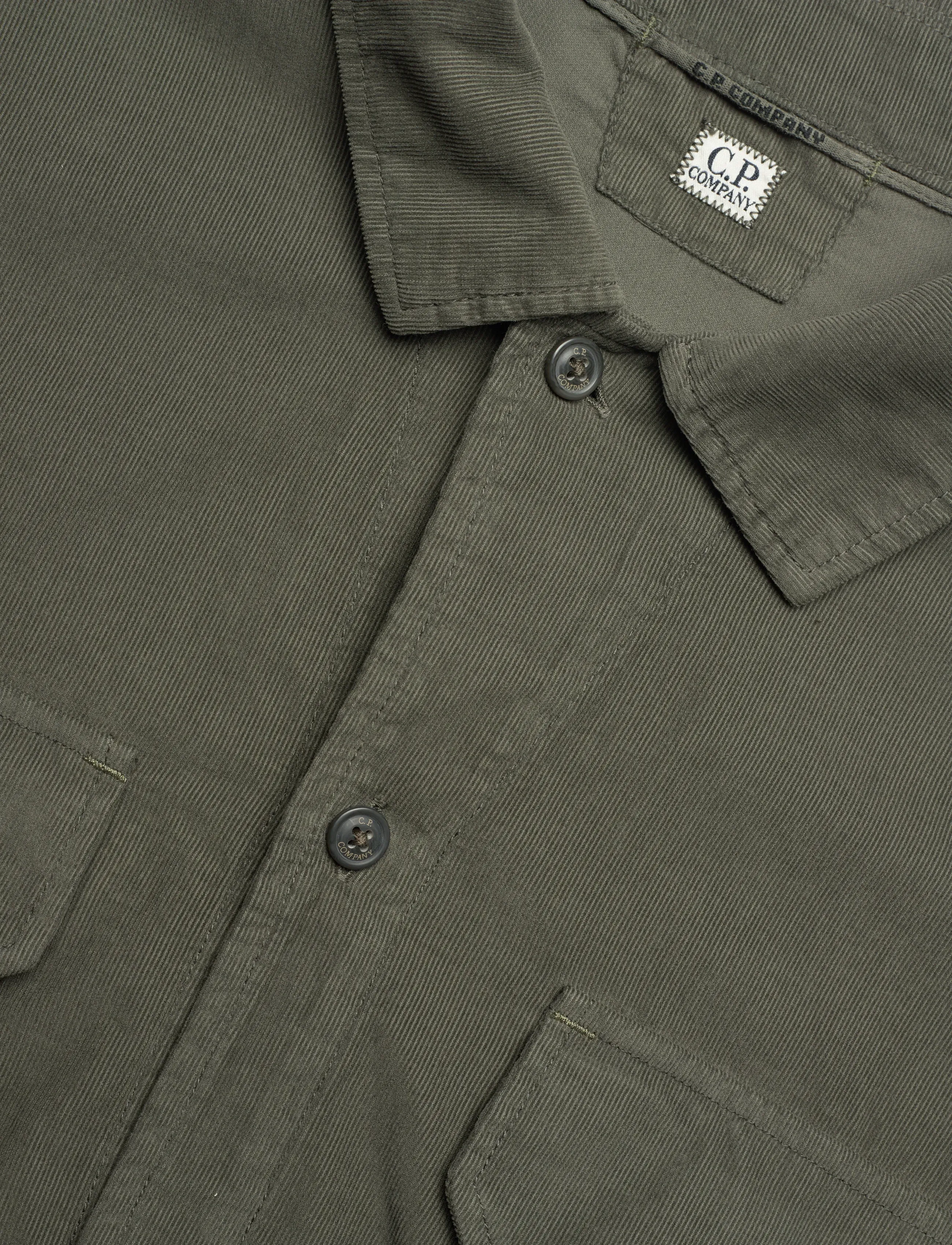 C.P. Company - Corduroy Overshirt - yfirskyrtur - grape leaf - 3
