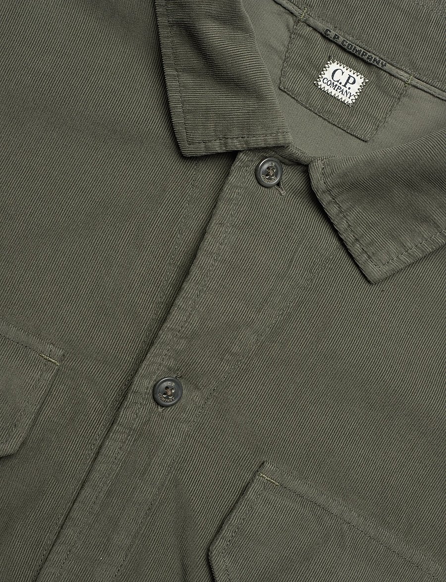 C.P. Company - Corduroy Overshirt - chemises décontractées - grape leaf - 3