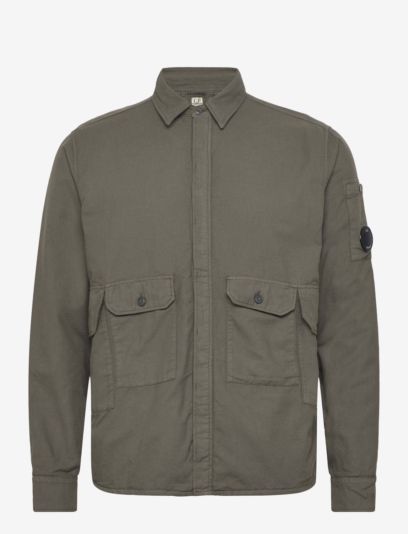 C.P. Company - Overshirt Diagonal Flatt Nylon - light jackets - grape leaf - 0