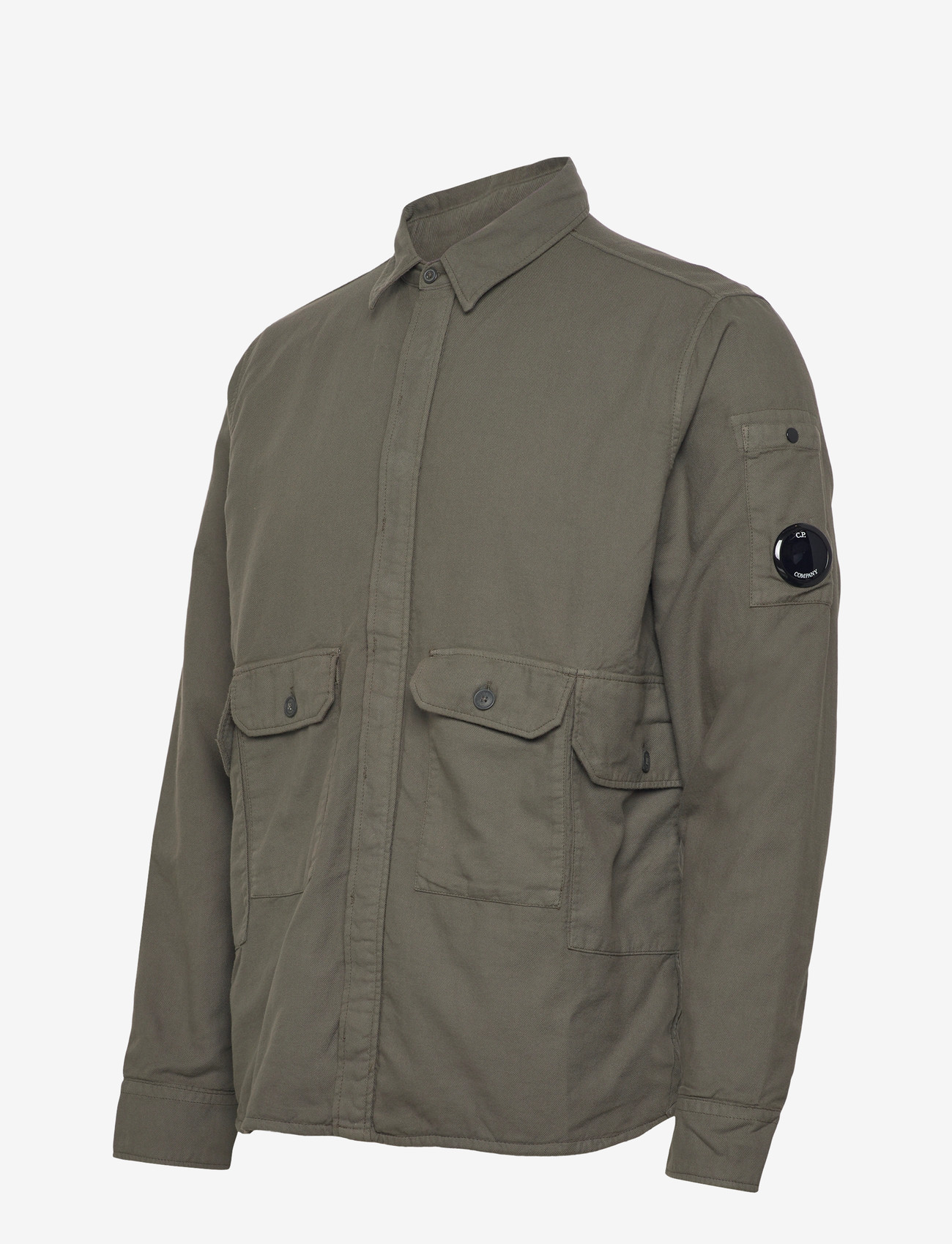 C.P. Company - Overshirt Diagonal Flatt Nylon - light jackets - grape leaf - 2