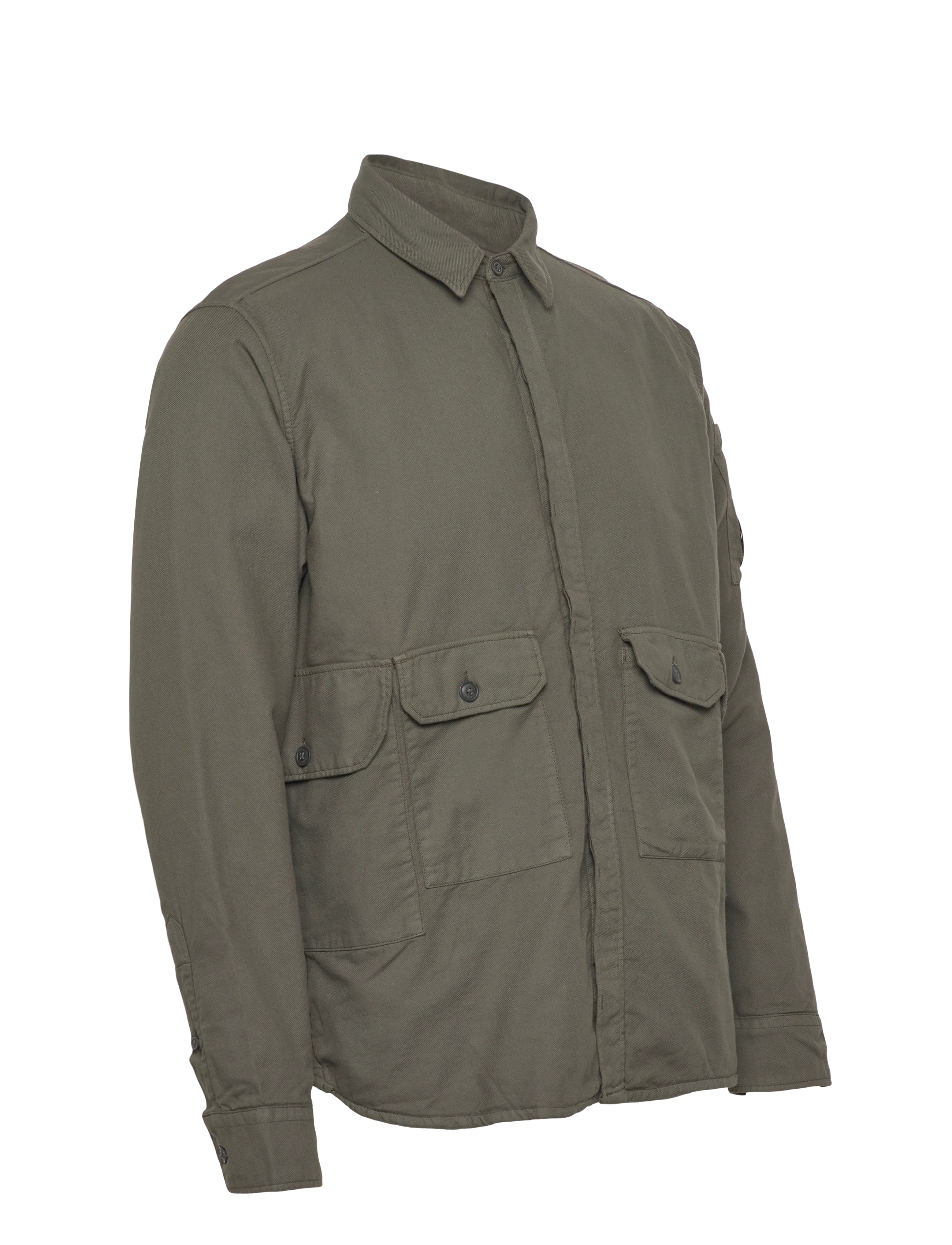 C.P. Company - Overshirt Diagonal Flatt Nylon - light jackets - grape leaf - 3