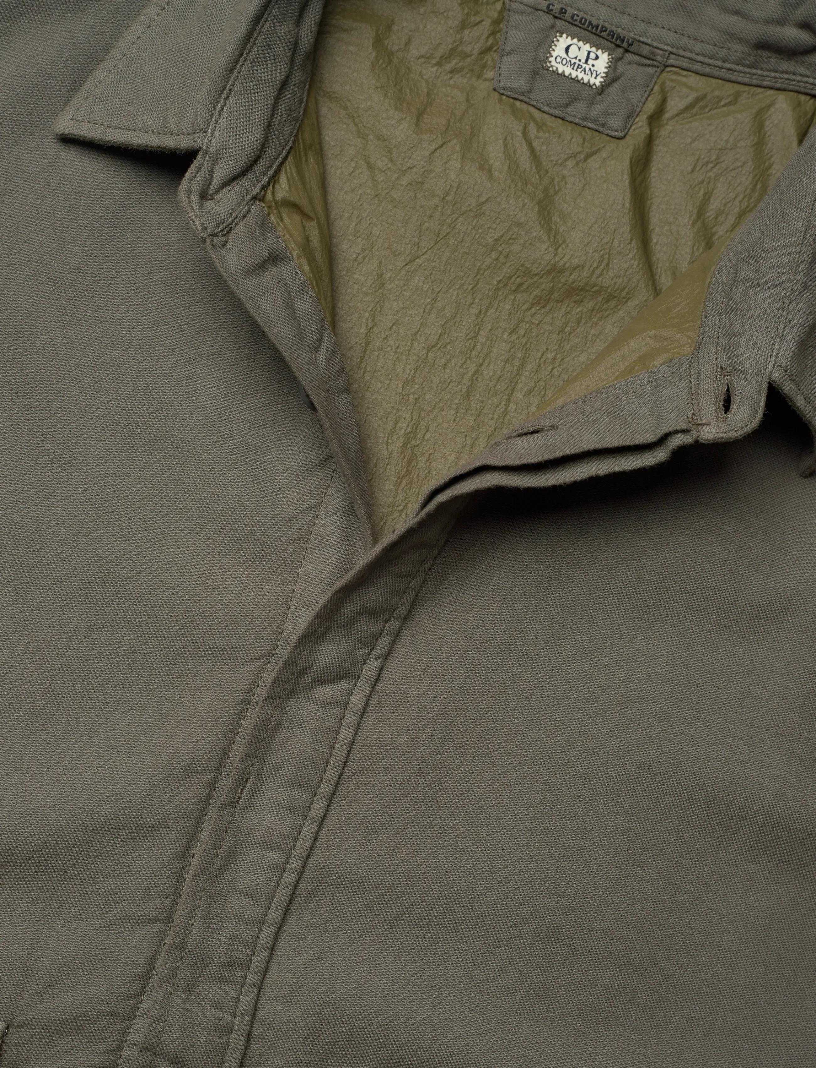 C.P. Company - Overshirt Diagonal Flatt Nylon - light jackets - grape leaf - 4