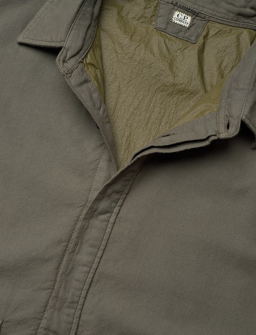 C.P. Company - Overshirt Diagonal Flatt Nylon - leichte jacken - grape leaf - 4