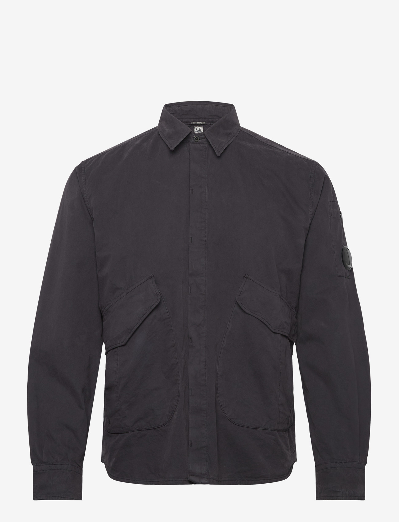 C.P. Company - Microreps Diamond Peach Overshirt - pirkt pēc stila - black sand - 0