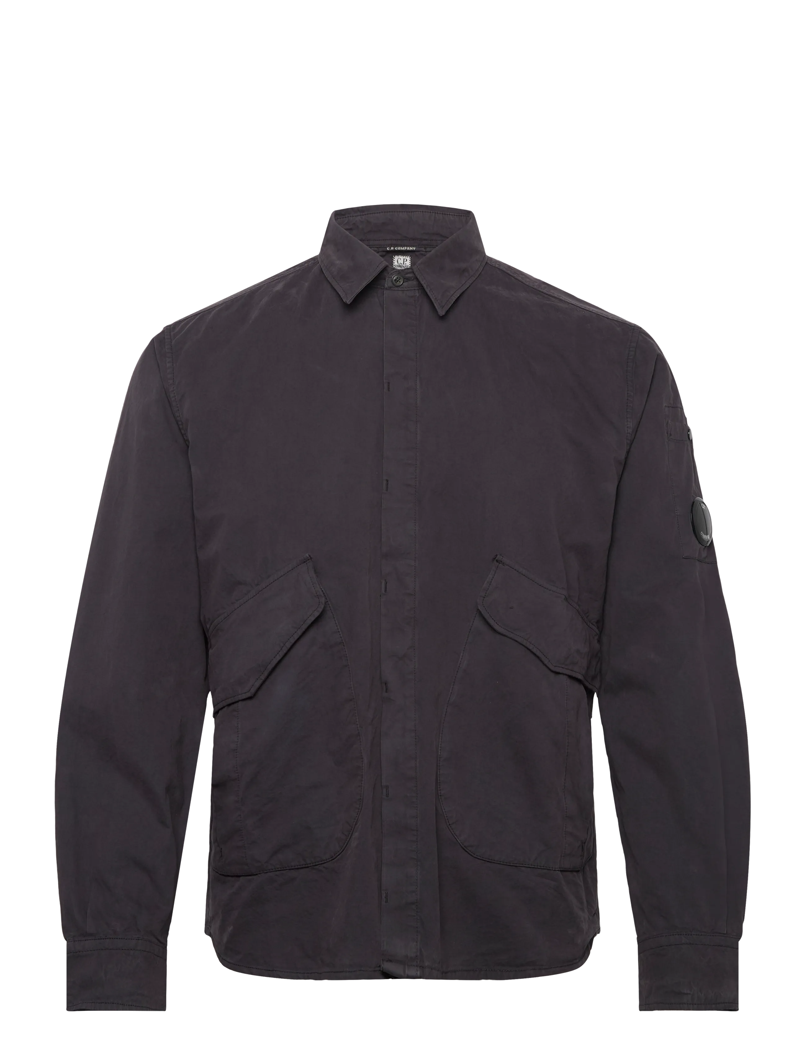 C.P. Company Microreps Diamond Peach Overshirt - Overshirts - BLACK SAND / black