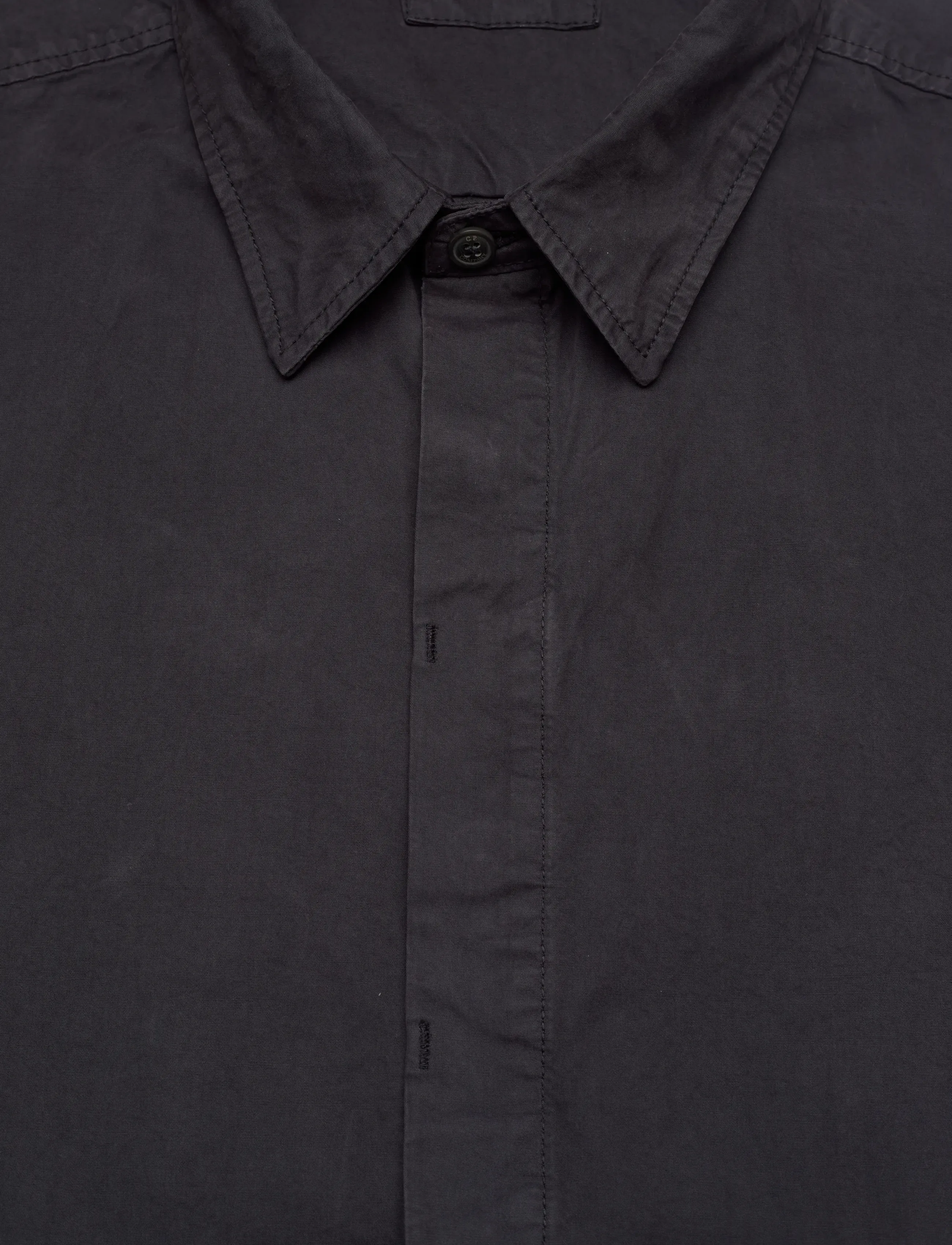 C.P. Company - Microreps Diamond Peach Overshirt - shop by style - black sand - 2