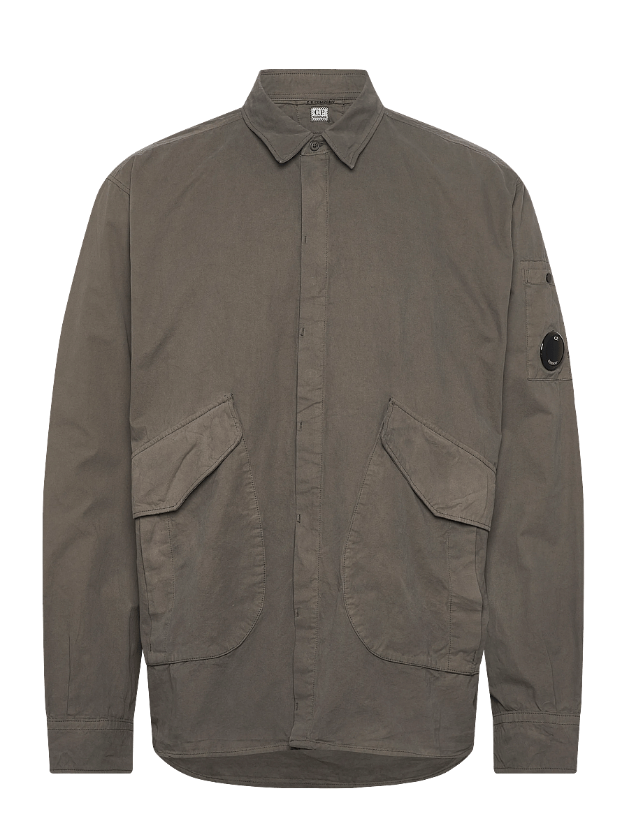 C.P. Company - Microreps Diamond Peach Overshirt - nach stil kaufen - grape leaf - 0