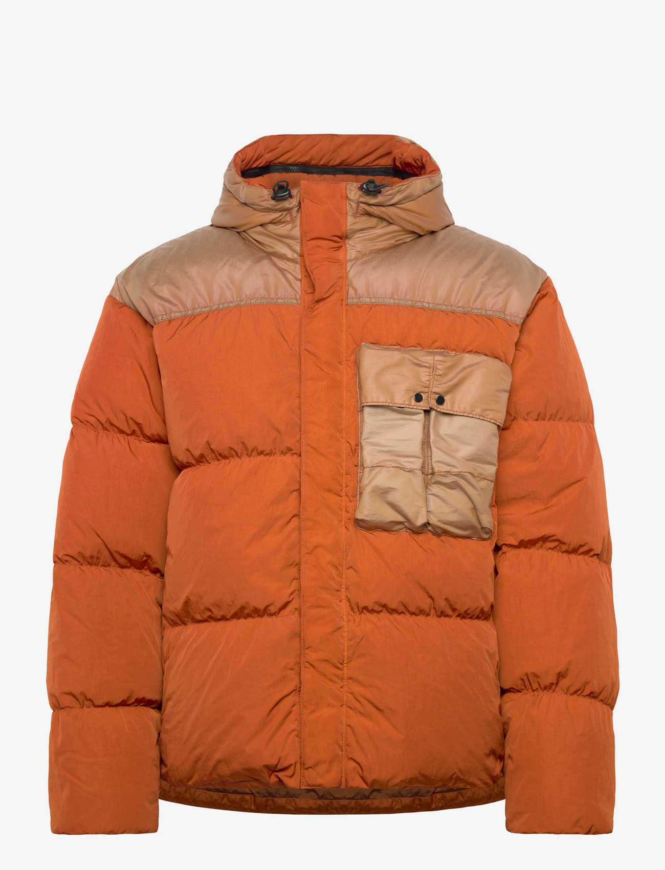 C.P. Company - CO CHROME-R MIXED GOGGLE DOWN JACKET - voodriga jakid - bombay brown - 0