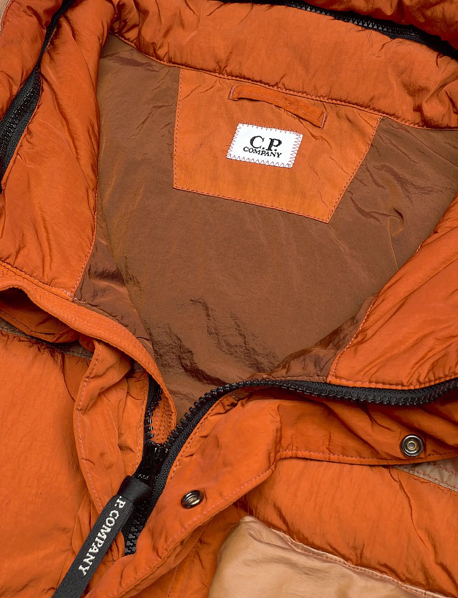 C.P. Company - CO CHROME-R MIXED GOGGLE DOWN JACKET - dunjackor - bombay brown - 3