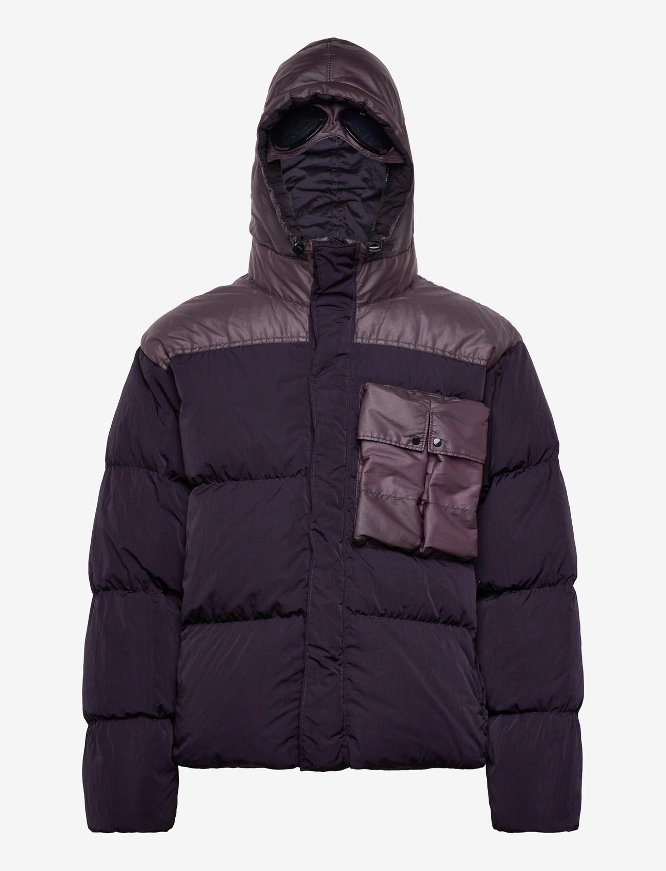 C.P. Company - CO CHROME-R MIXED GOGGLE DOWN JACKET - voodriga jakid - nightshade - 2