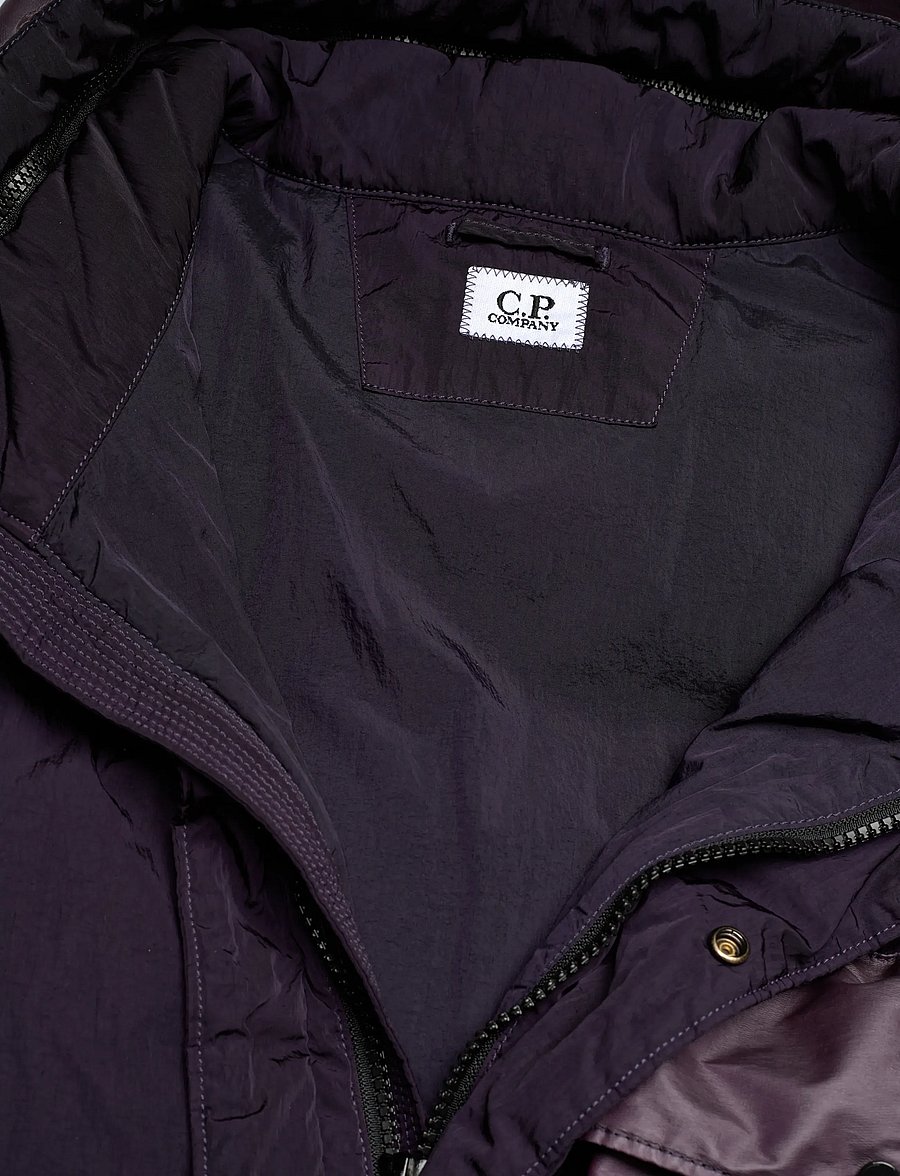 C.P. Company - CO CHROME-R MIXED GOGGLE DOWN JACKET - dunjackor - nightshade - 3
