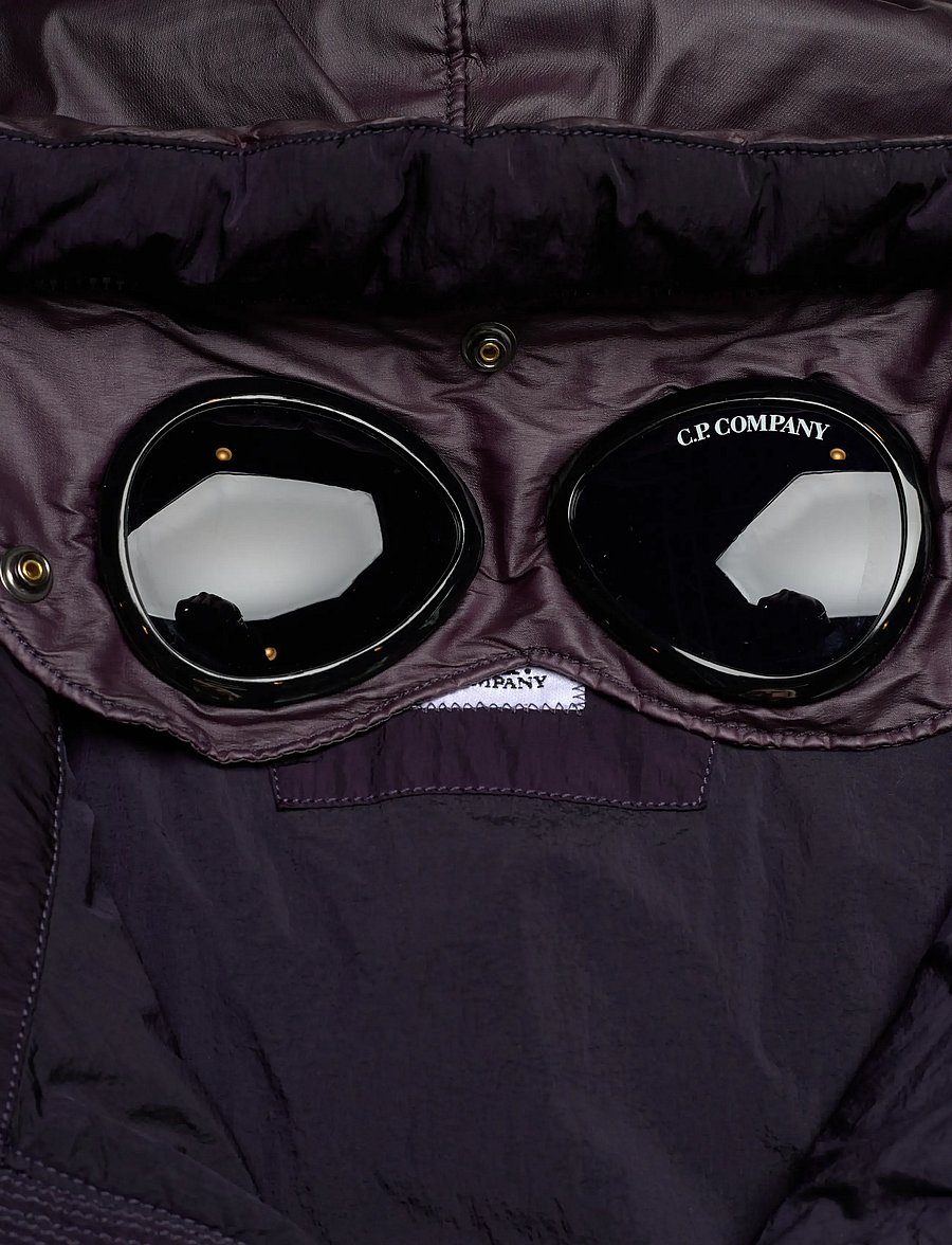 C.P. Company - CO CHROME-R MIXED GOGGLE DOWN JACKET - dunjackor - nightshade - 4
