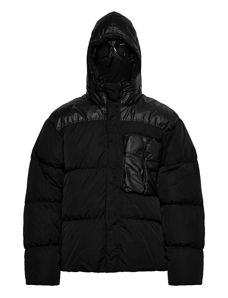 C.P. Company - CO CHROME-R MIXED GOGGLE DOWN JACKET - daunenjacken - total eclipse - 2