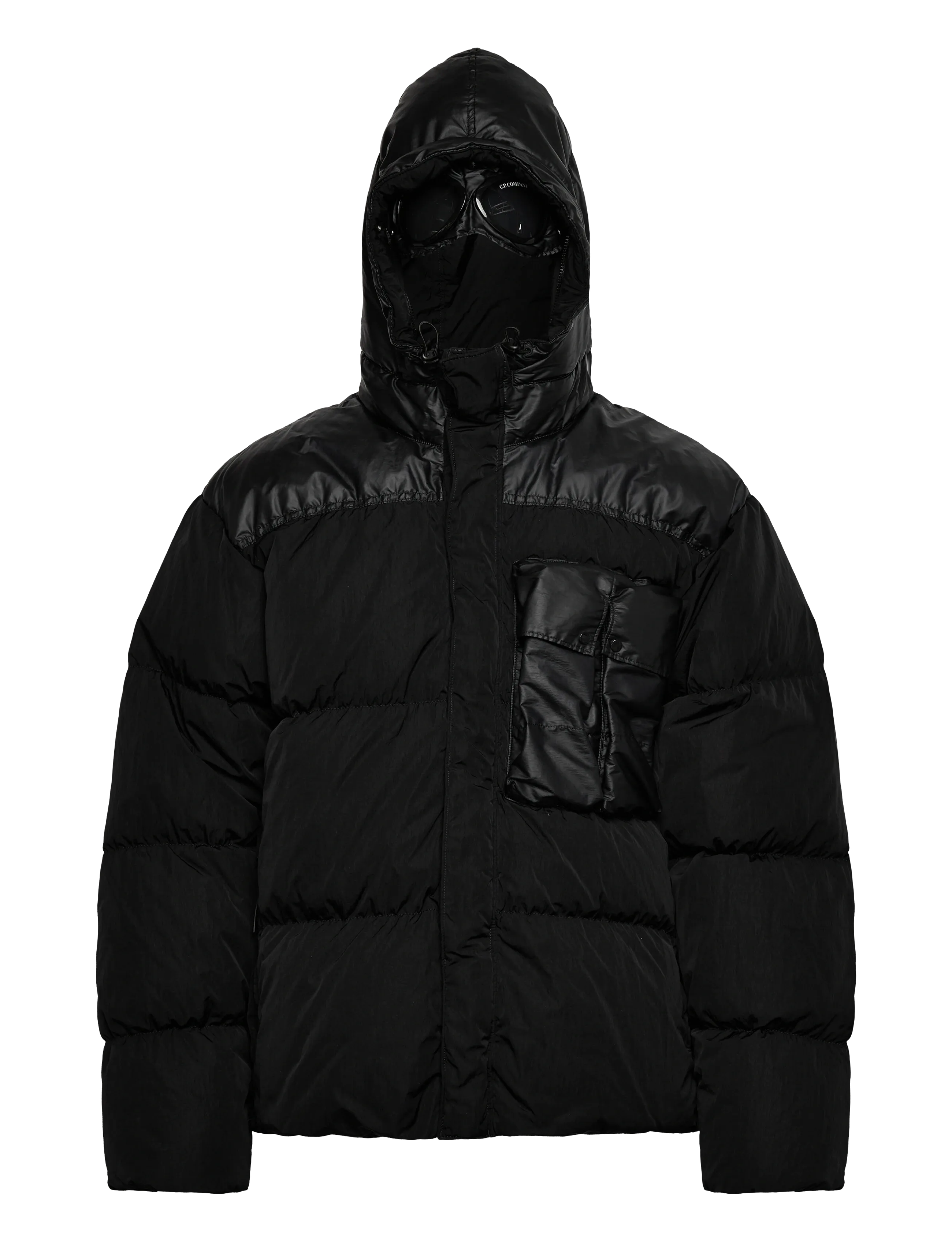 C.P. Company - CO CHROME-R MIXED GOGGLE DOWN JACKET - daunenjacken - total eclipse - 2
