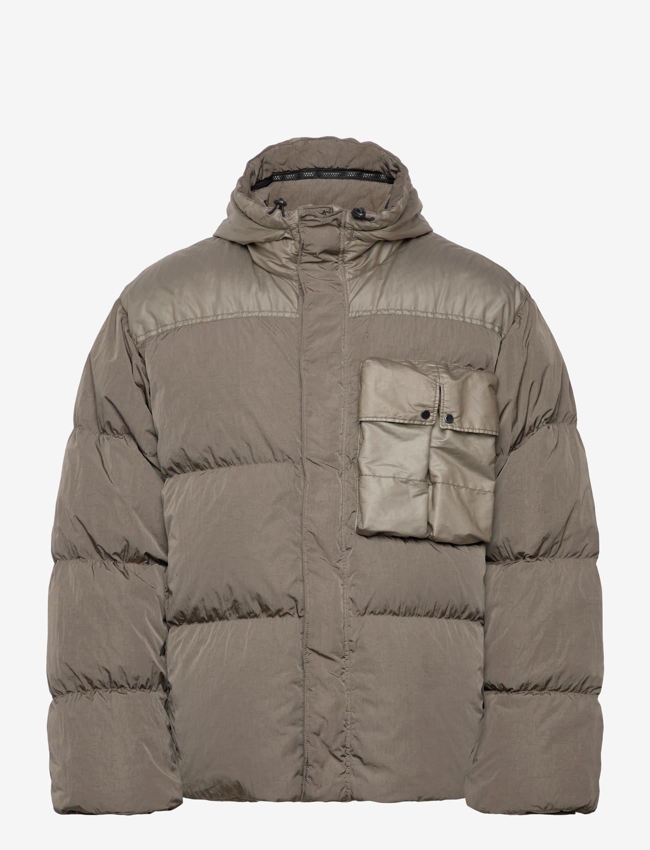 C.P. Company - CO CHROME-R MIXED GOGGLE DOWN JACKET - donsjassen - walnut - 0