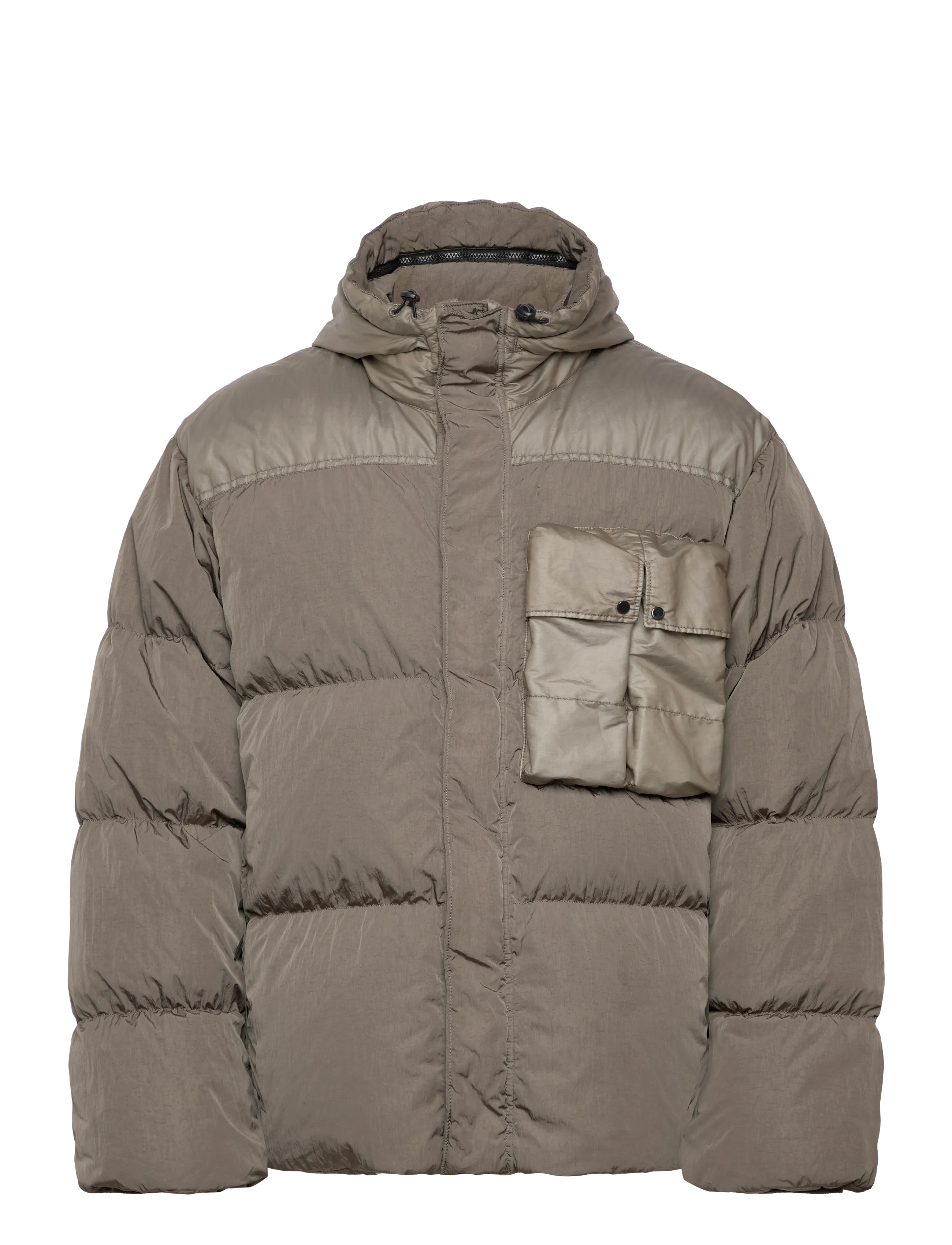 C.P. Company CO CHROME-R MIXED GOGGLE DOWN JACKET - Jackor - WALNUT / khaki/green
