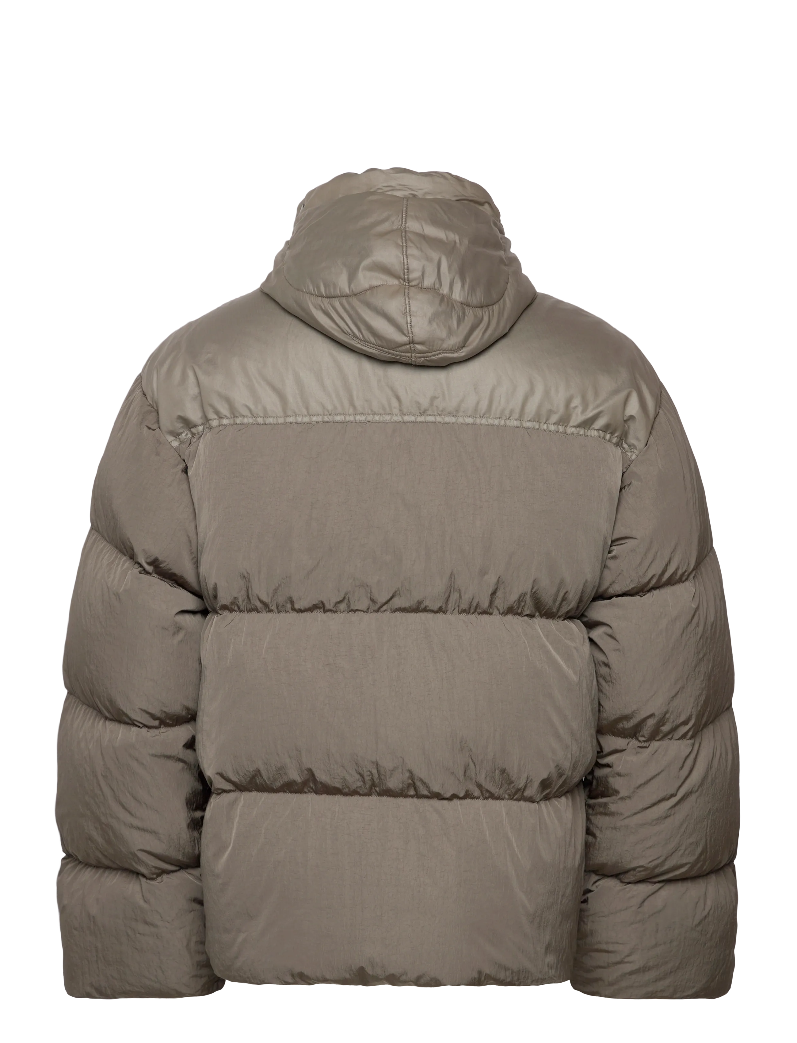 C.P. Company - CO CHROME-R MIXED GOGGLE DOWN JACKET - dunjackor - walnut - 1