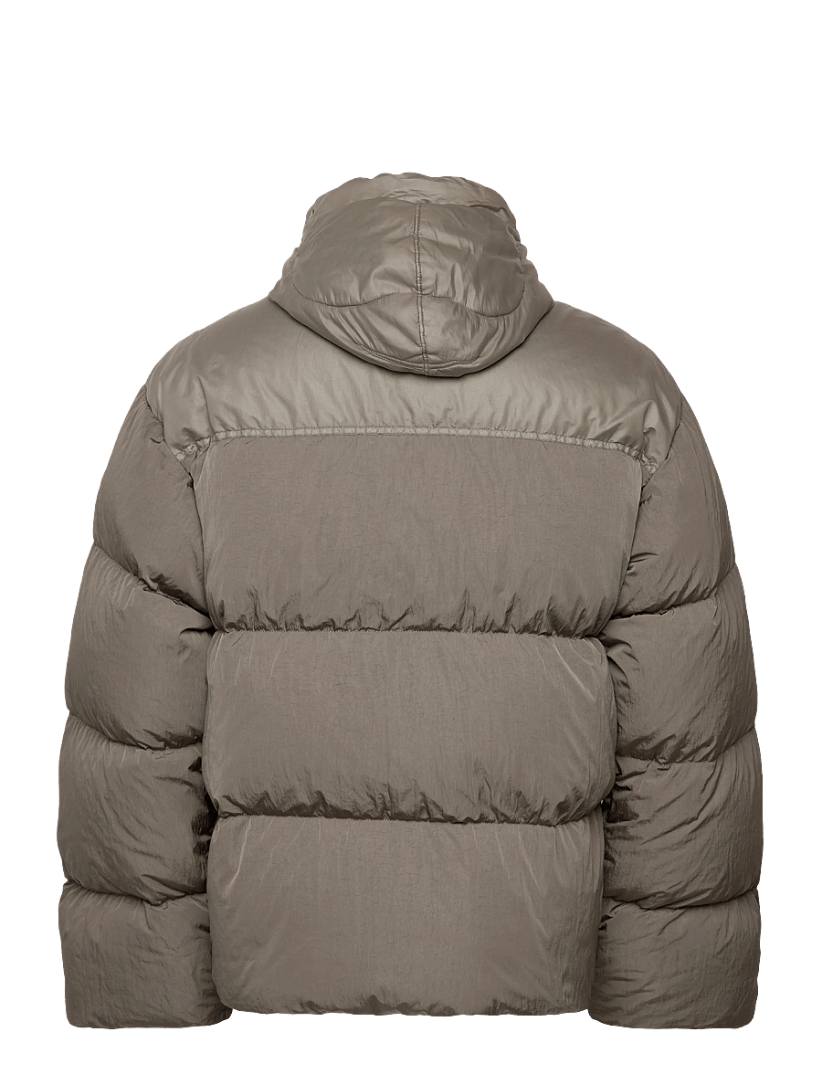 C.P. Company - CO CHROME-R MIXED GOGGLE DOWN JACKET - dunjackor - walnut - 1