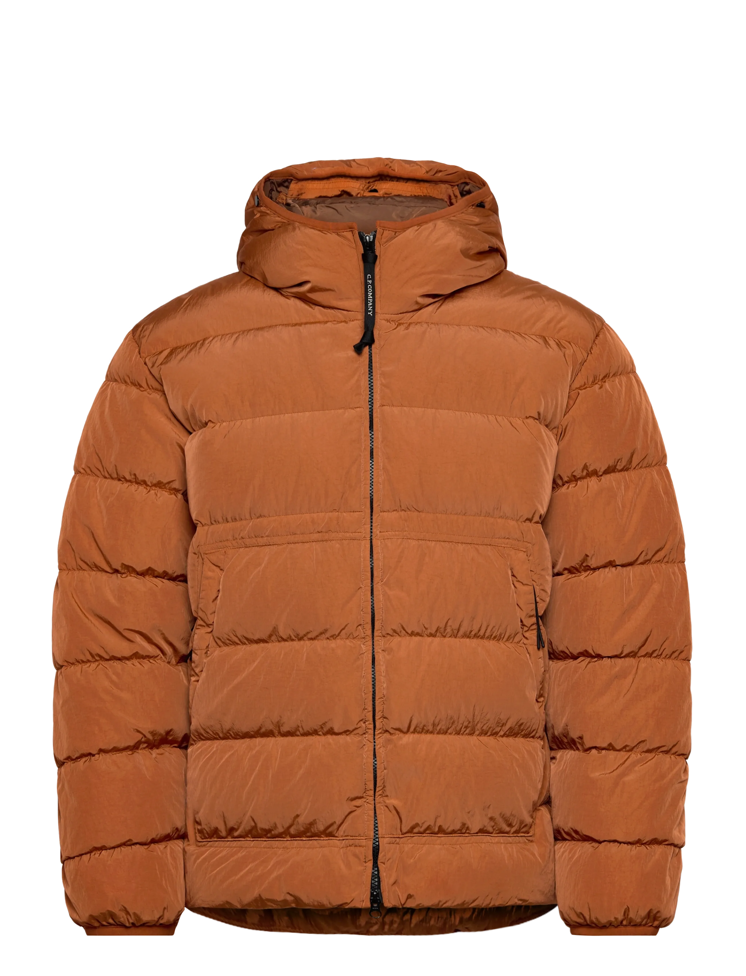 C.P. Company Chrome-R Goggle Down Jacket, Mænd, Dunjakke Med Hætte, Brun, Str: XXL