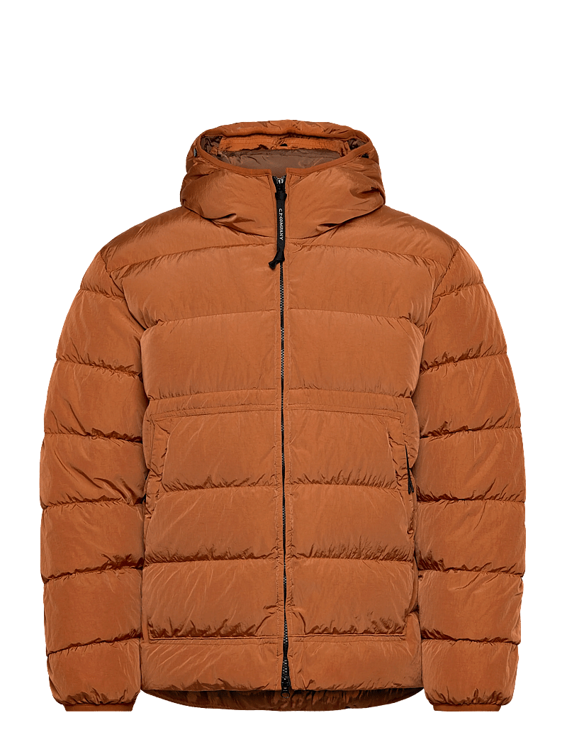 C.P. Company - Chrome-R Goggle Down Jacket - gefütterte jacken - bombay brown - 0