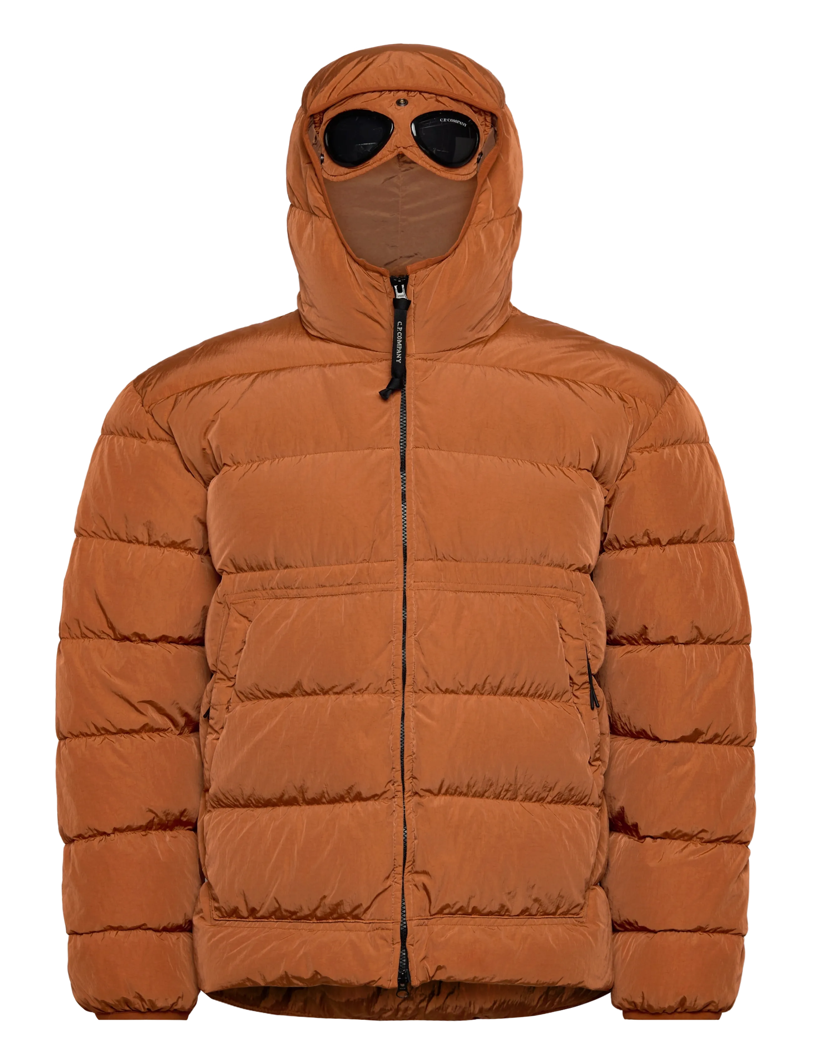 C.P. Company - Chrome-R Goggle Down Jacket - winterjacken - bombay brown - 2