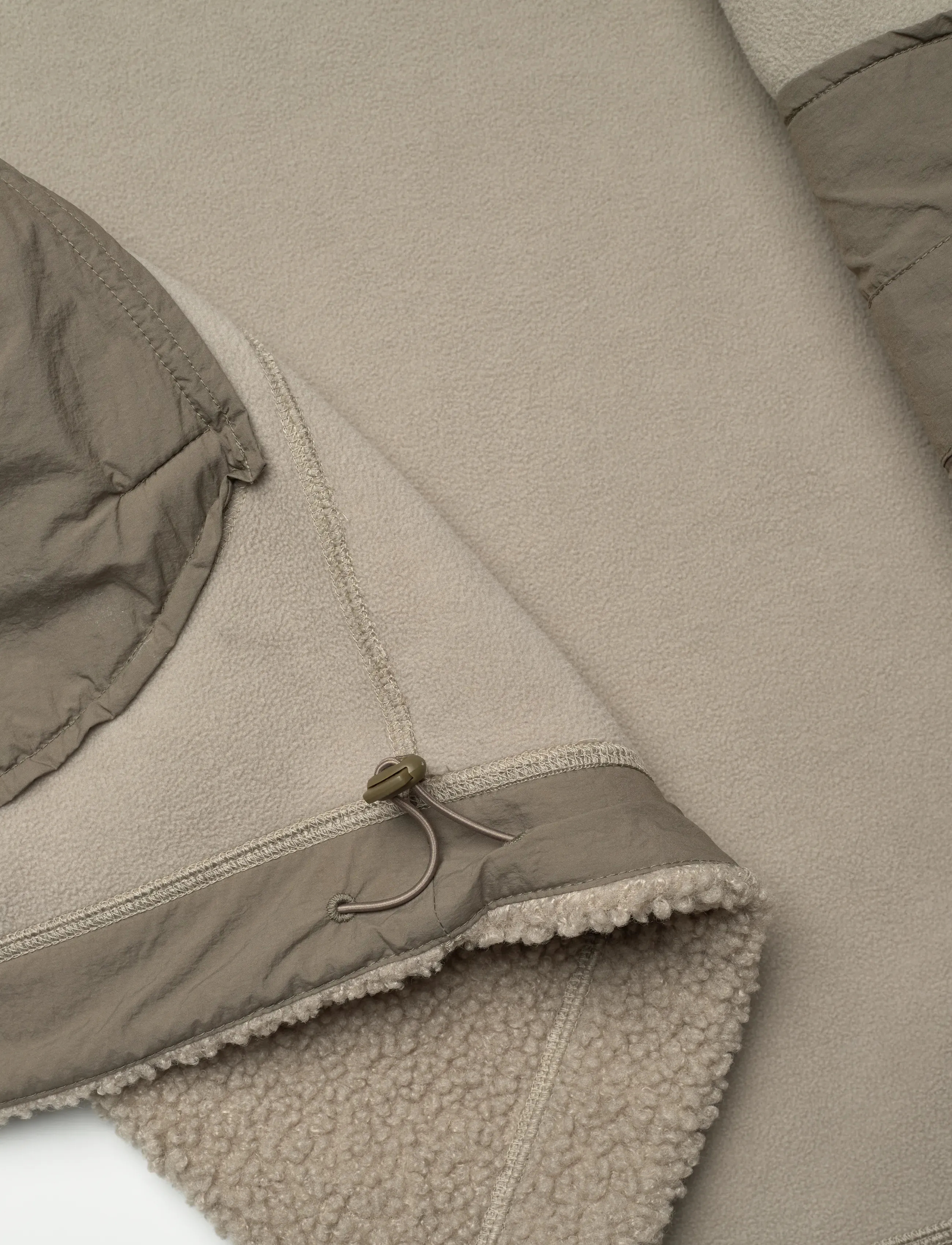 C.P. Company - Polar Shell Mixed Hooded Jacket - daunenjacken - vintage khaki - 5