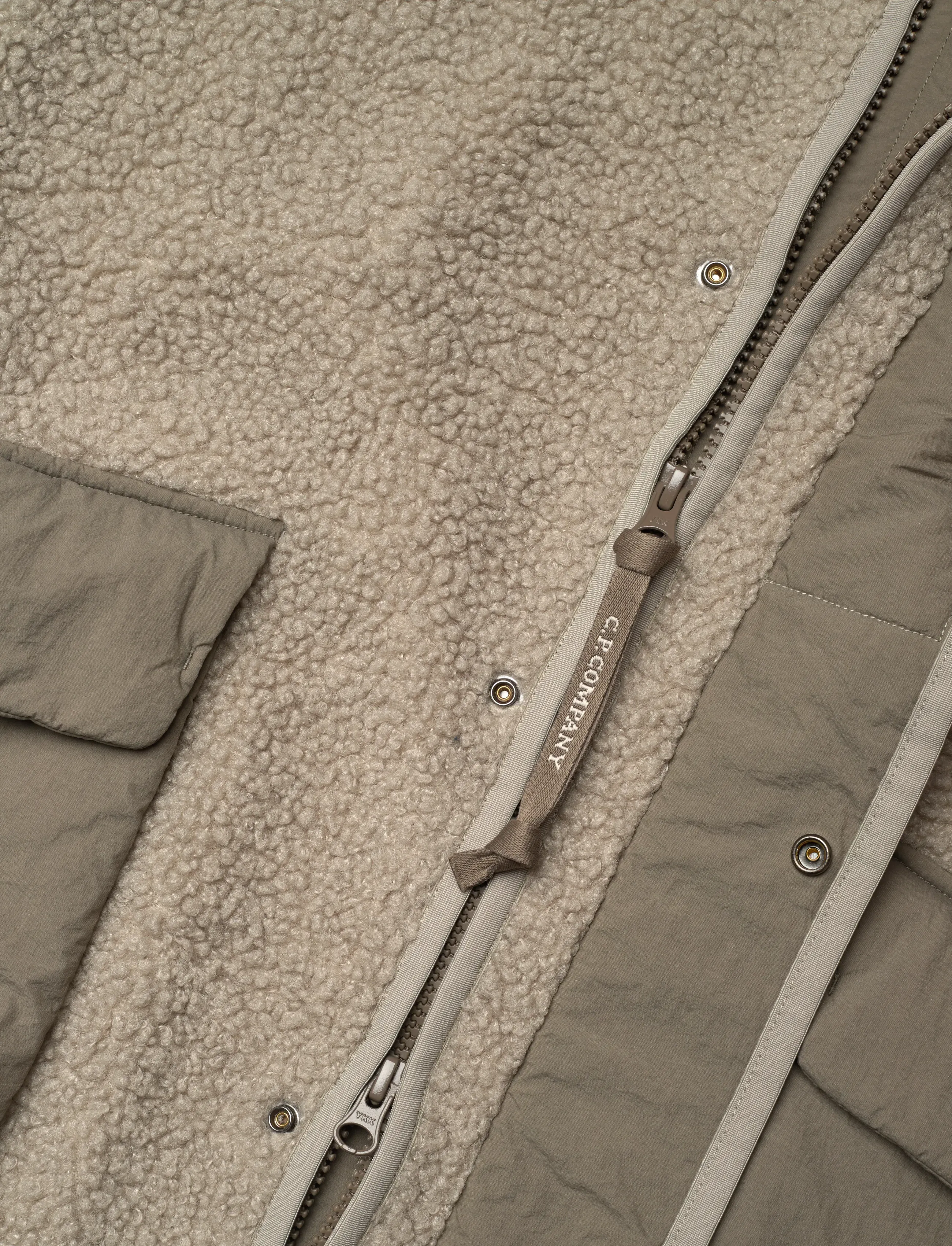 C.P. Company - Polar Shell Vest - vests - vintage khaki - 3