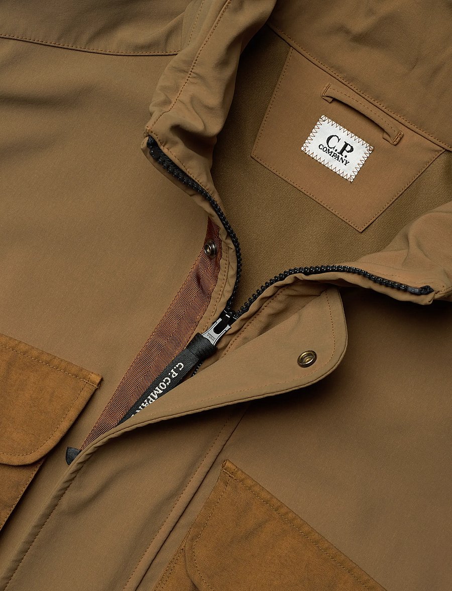 C.P. Company - GD Shell Lens-detailed Vest - westen - toffee - 3