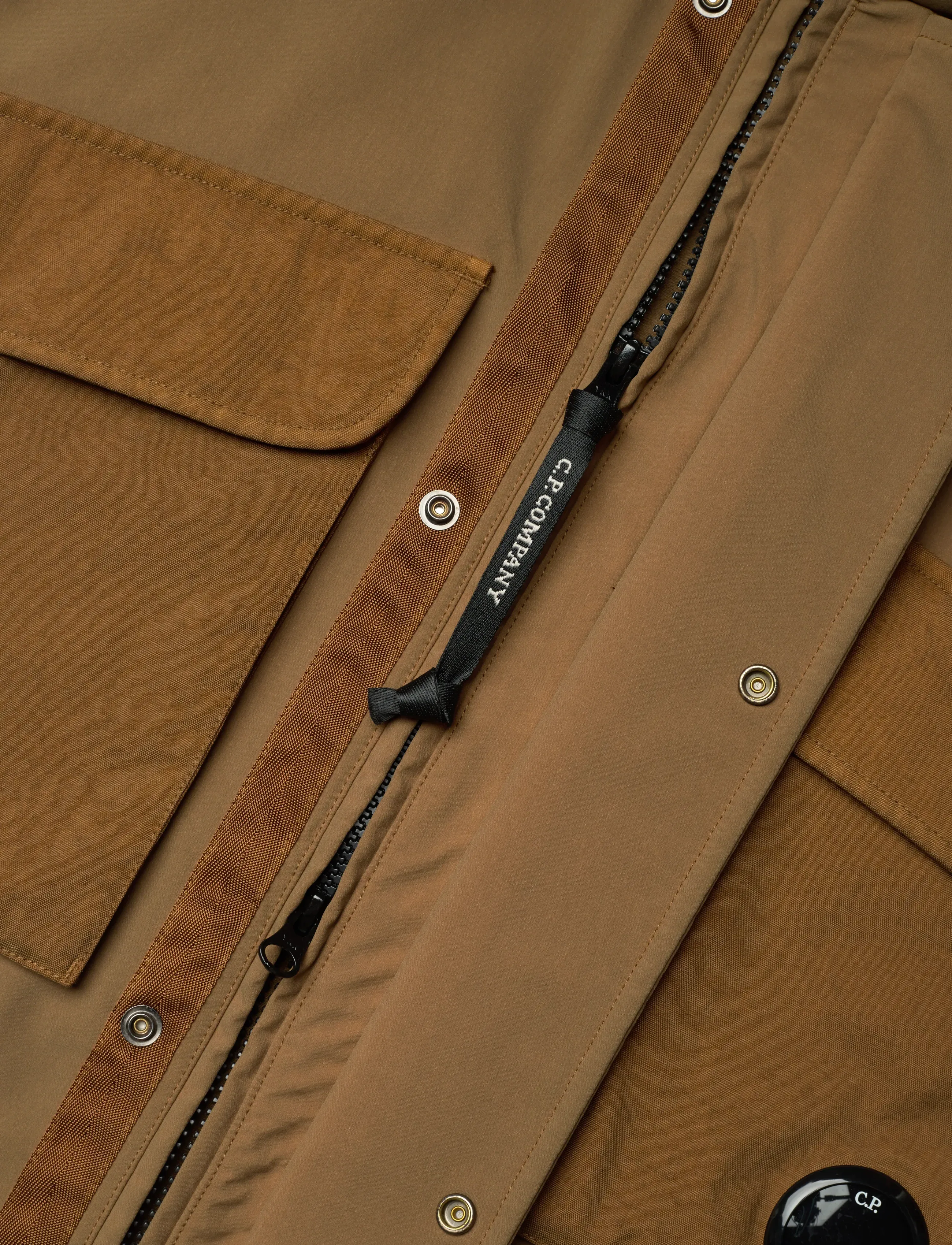 C.P. Company - GD Shell Lens-detailed Vest - västar - toffee - 5