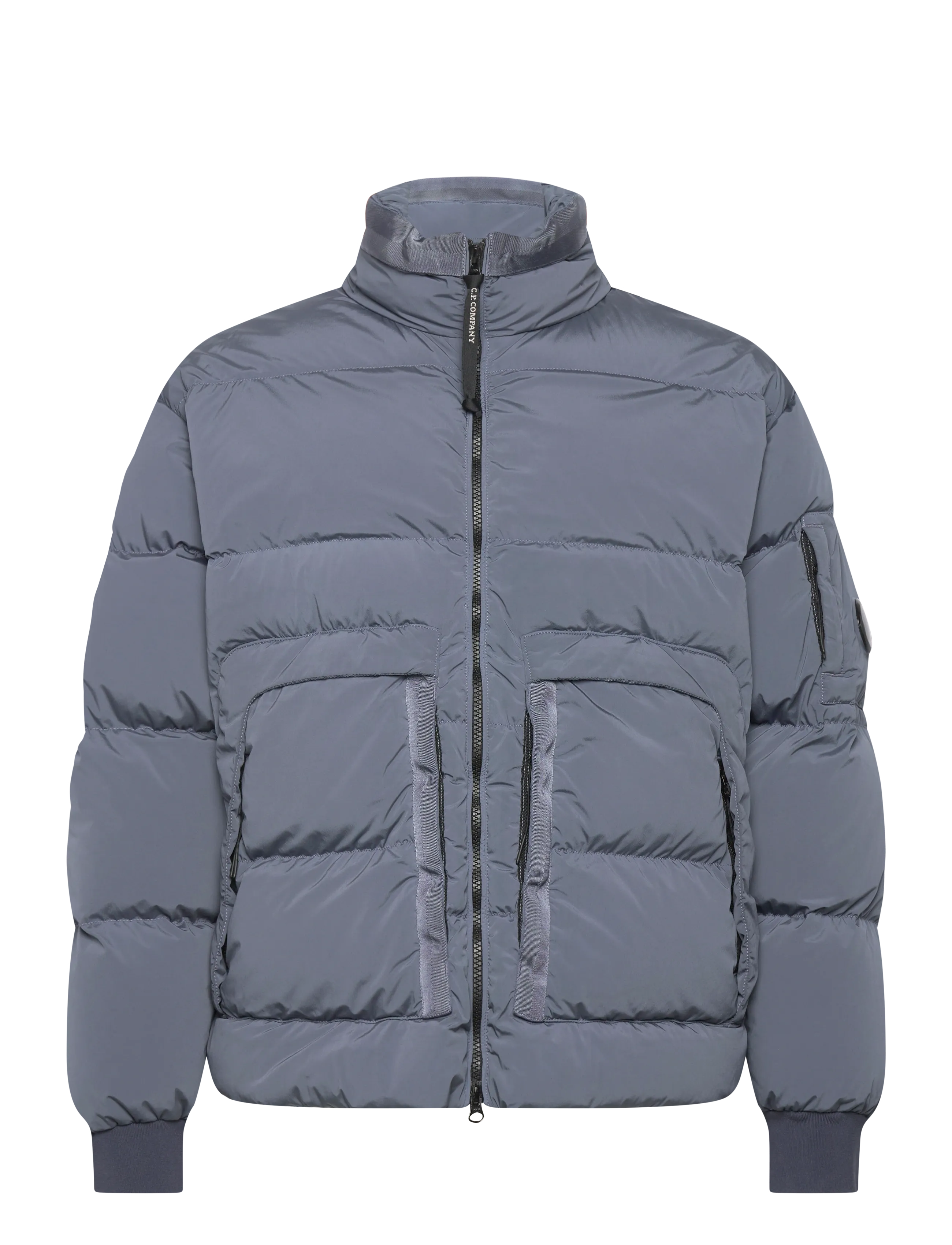 C.P. Company Oberbekleidung Medium Jacket In Nycra R, L, Jackets, Grau - Bomber Männerswear