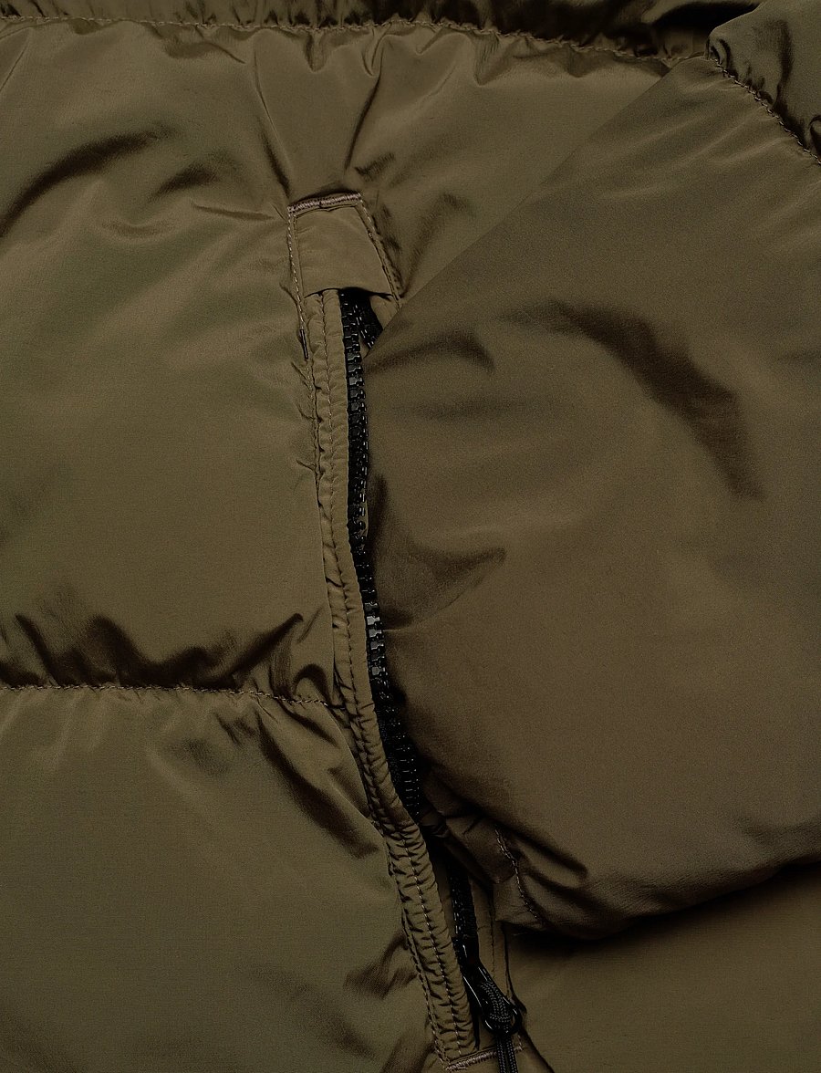C.P. Company - Nycra-R Buttoned Hood Long Down Jacket - dunjackor - walnut - 5