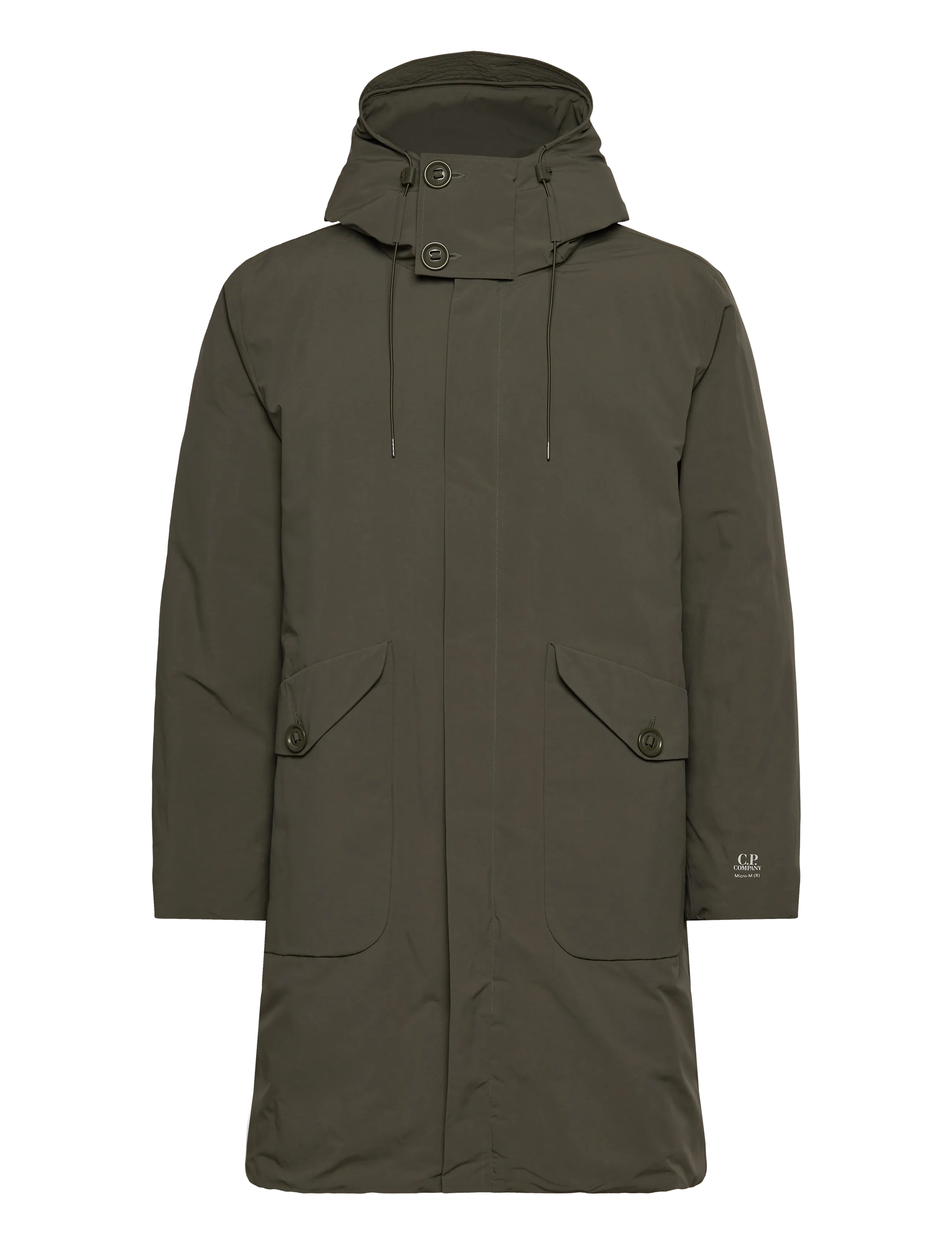 C.P. Company Micro-M Hooded Jacket, XS, Green, Jakker > Anorakker, Herre