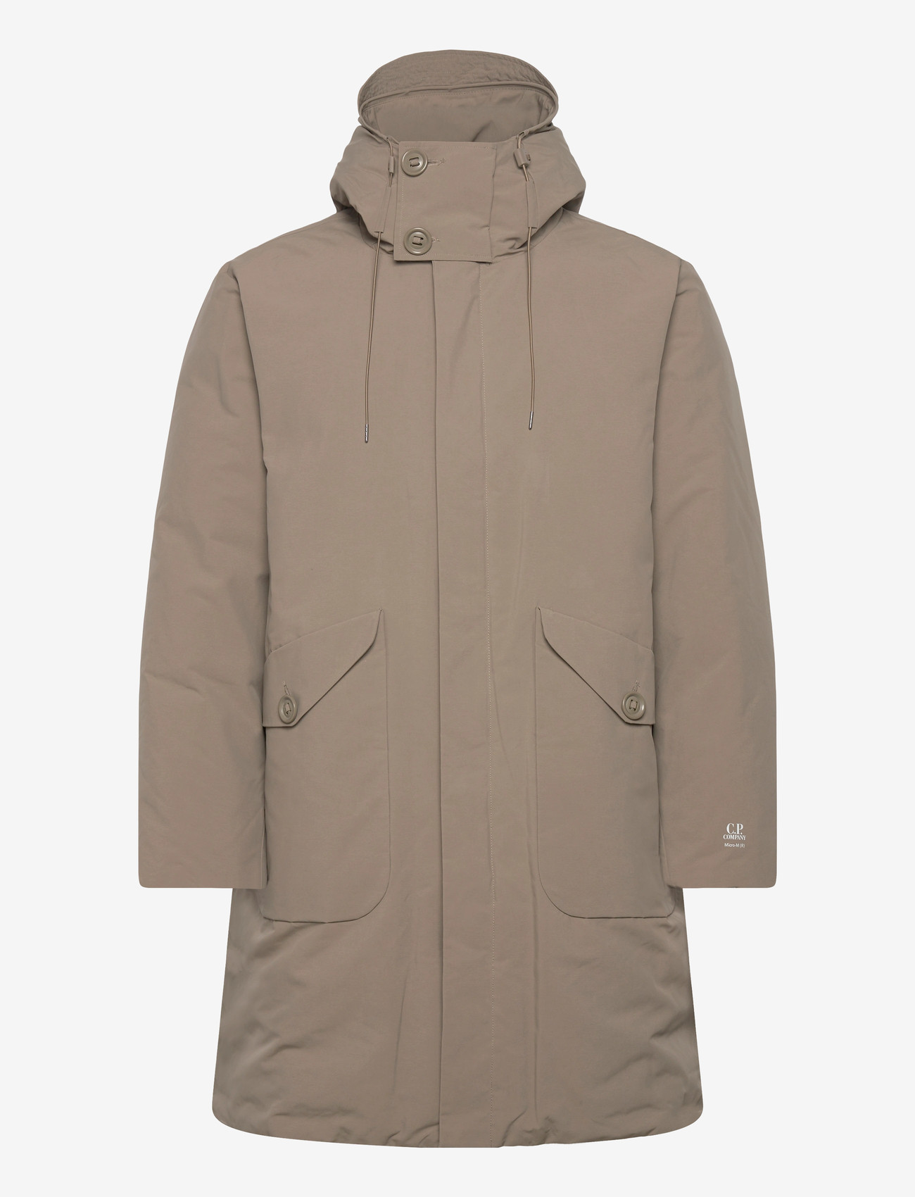 C.P. Company - Micro-M Hooded Jacket - fodrade jackor - walnut - 0