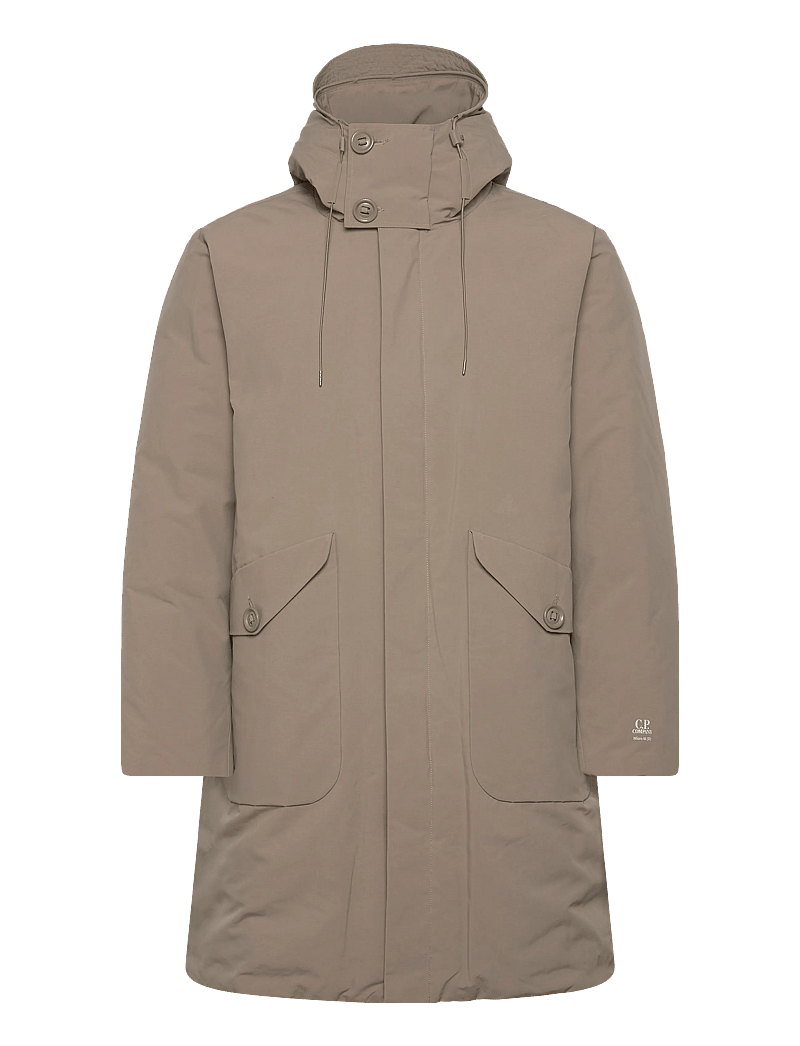 C.P. Company - Micro-M Hooded Jacket - fodrade jackor - walnut - 0