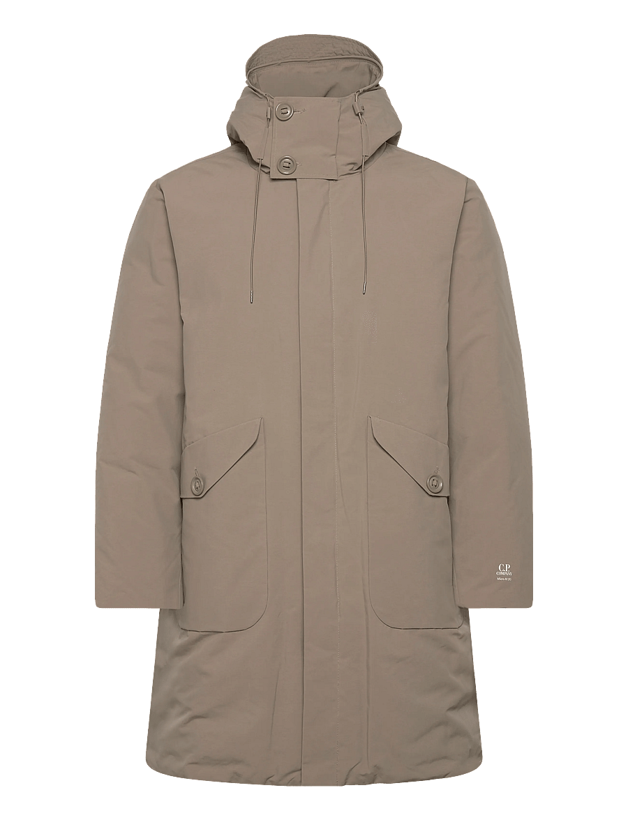 C.P. Company - Micro-M Hooded Jacket - parkas - walnut - 0