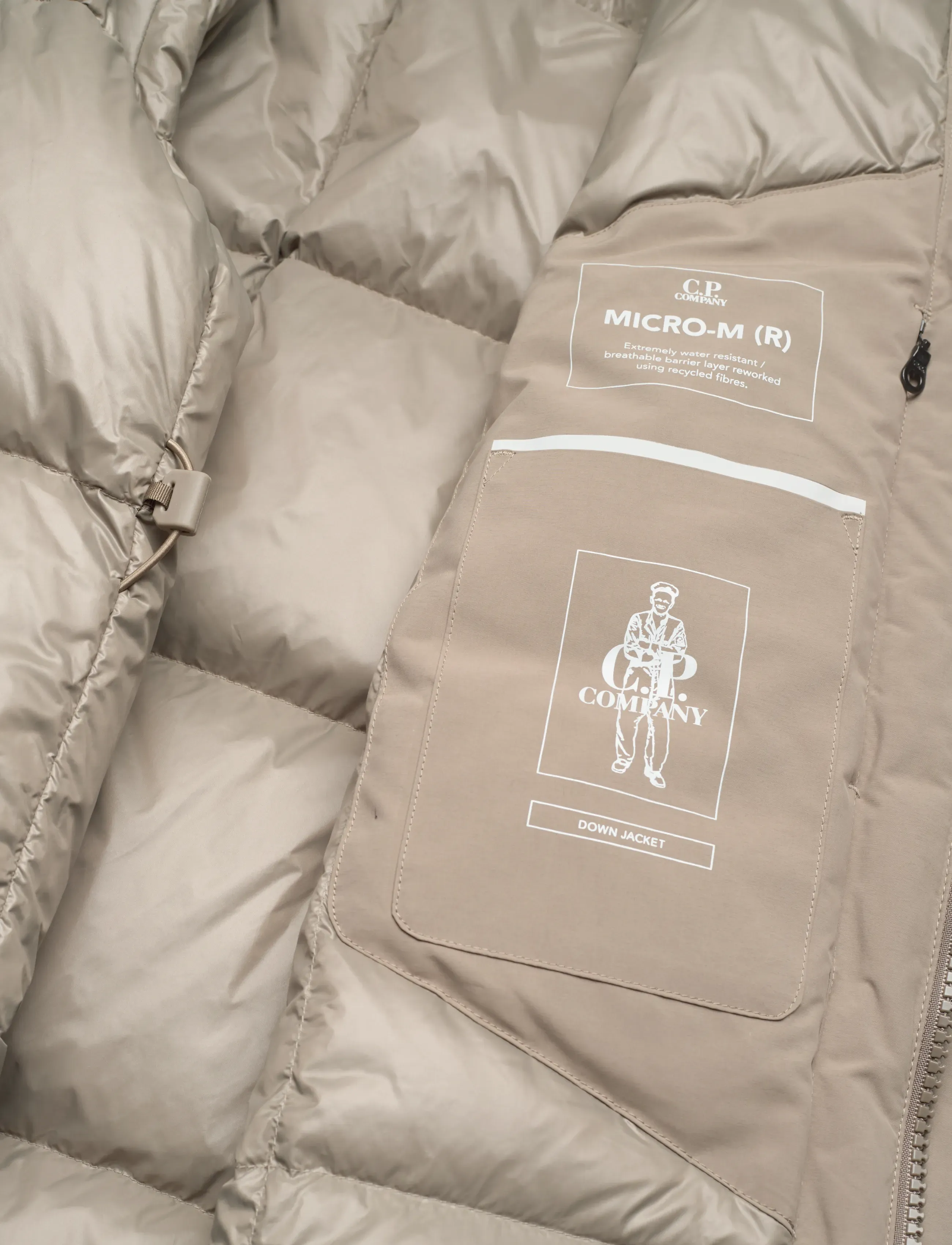 C.P. Company - Micro-M Hooded Jacket - vinterjakker - walnut - 5
