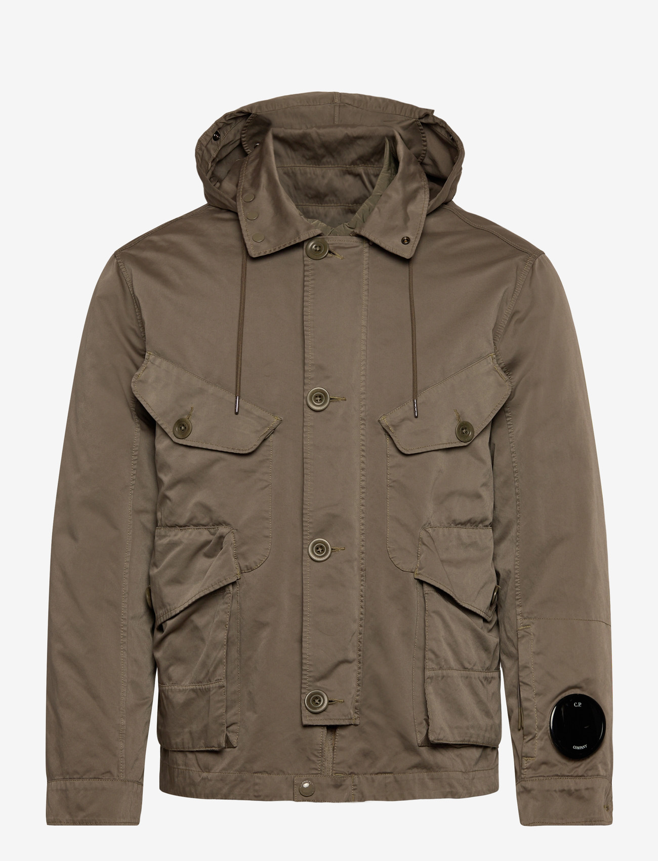 C.P. Company - Micro Kei Hooded Jacket - voodriga jakid - walnut - 0