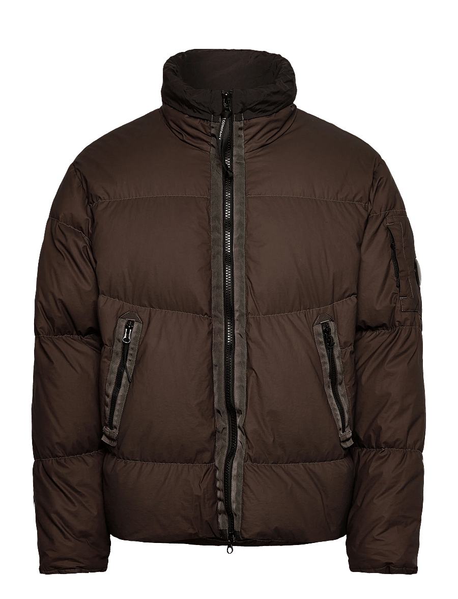 C.P. Company - Bi-tm Down Jacket - daunenjacken - walnut - 0