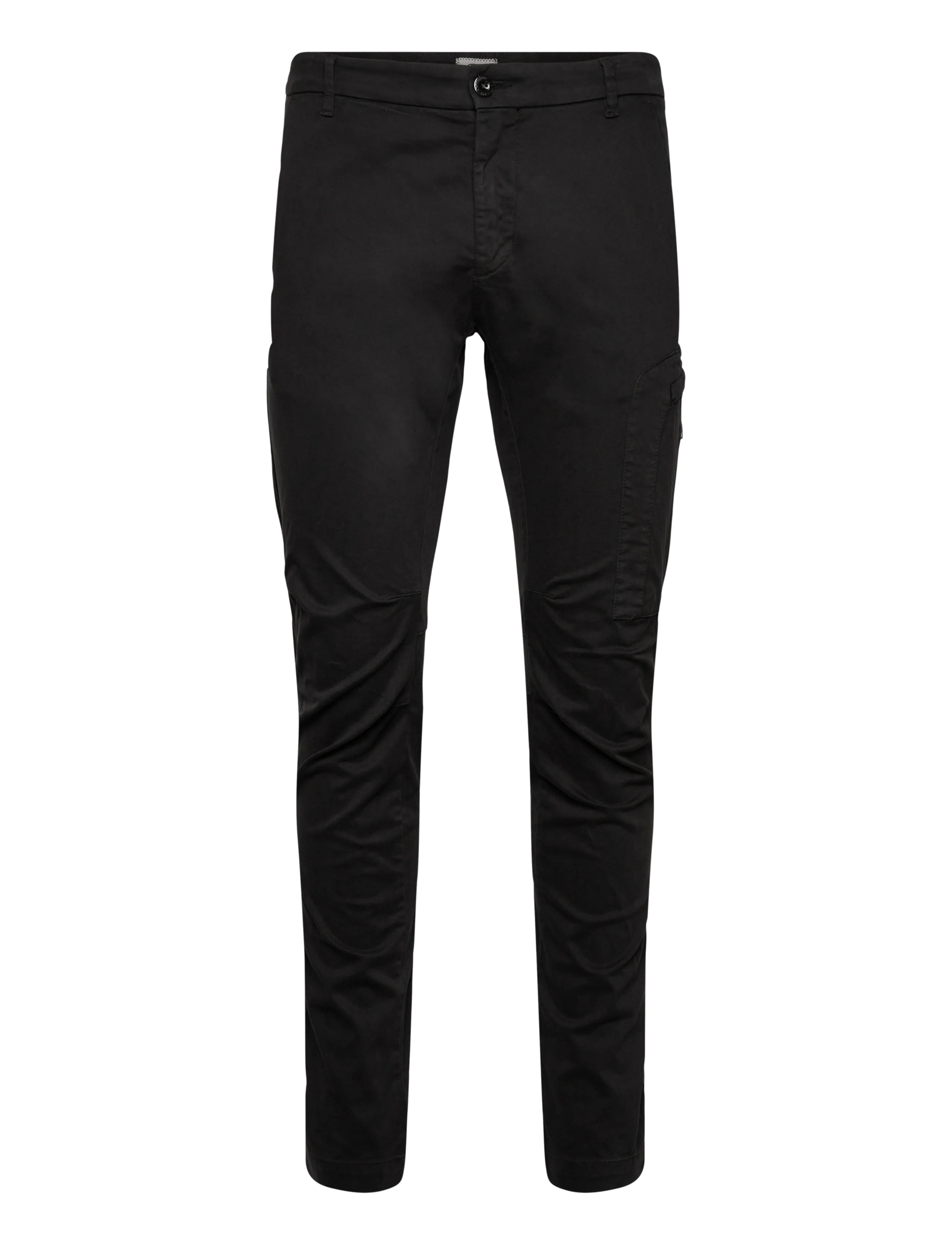 Cotton Cargo Pants - BLACK