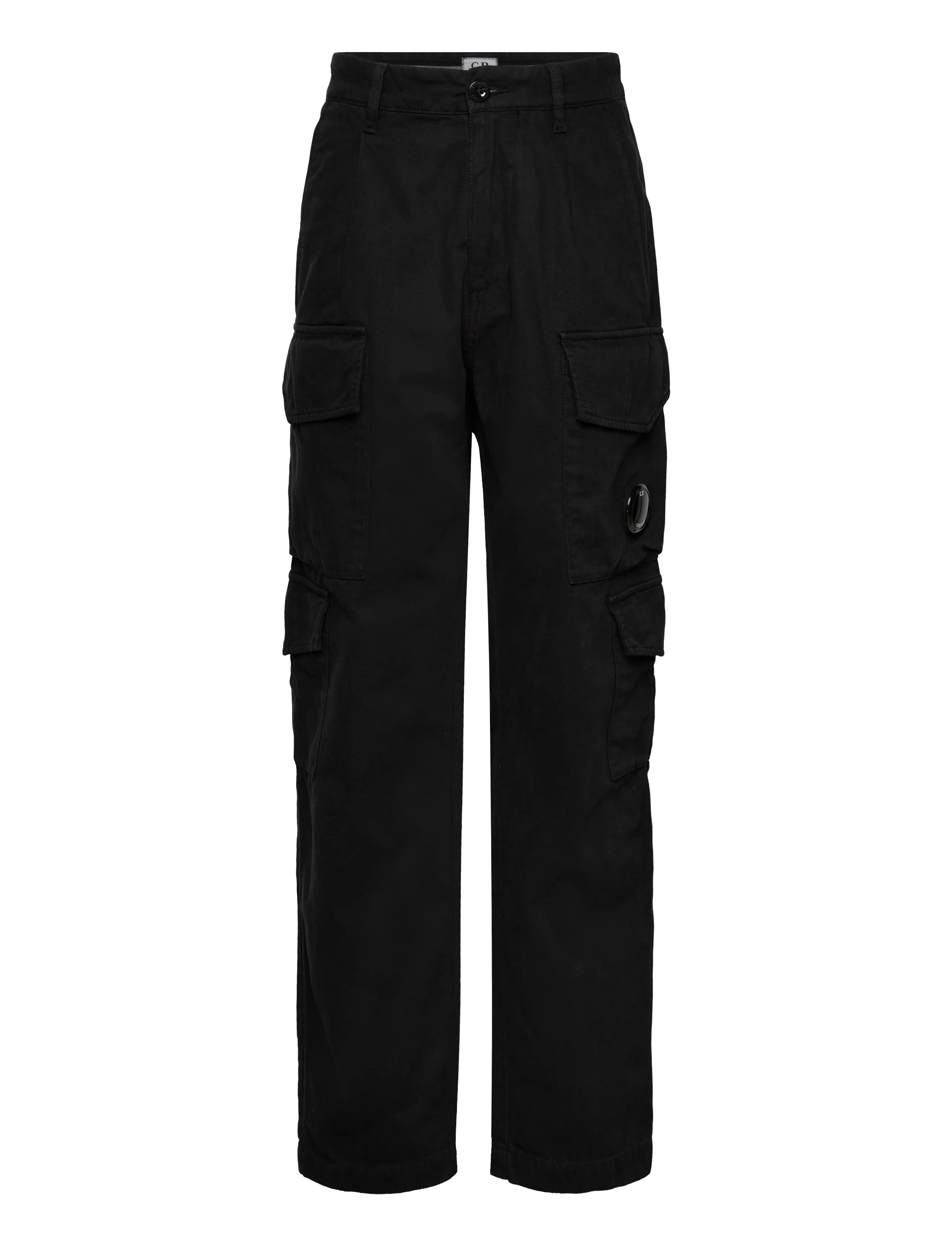 C.P. Company Cargo Pant In Vintage Army Structure, 42, Trousers, Schwarz - Pants, Männerswear