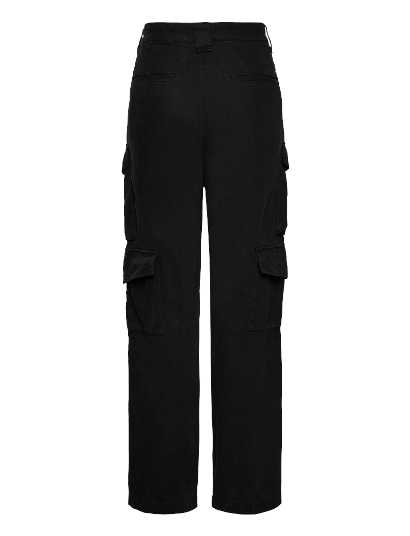 C.P. Company - CARGO PANT IN VINTAGE ARMY STRUCTURE - cargohose - black - 1