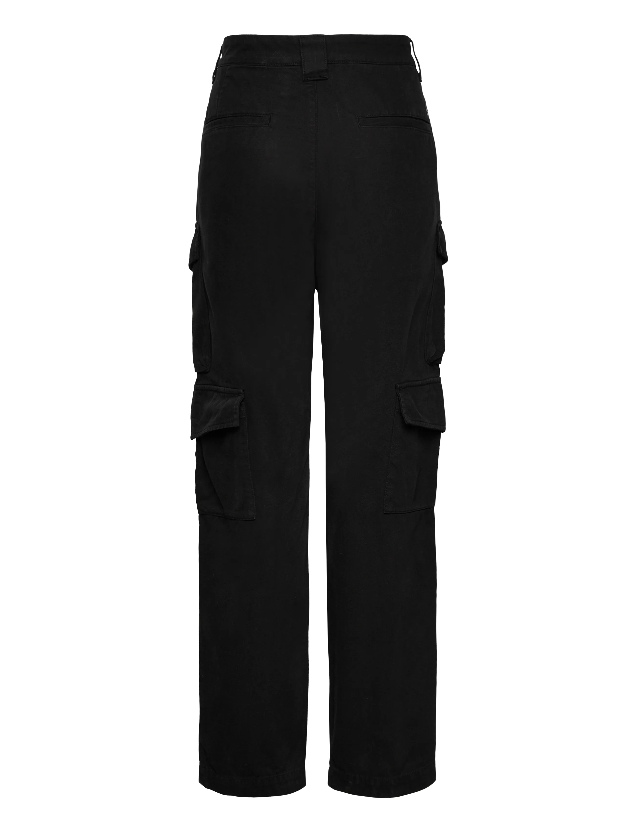 C.P. Company - CARGO PANT IN VINTAGE ARMY STRUCTURE - cargo püksid - black - 1