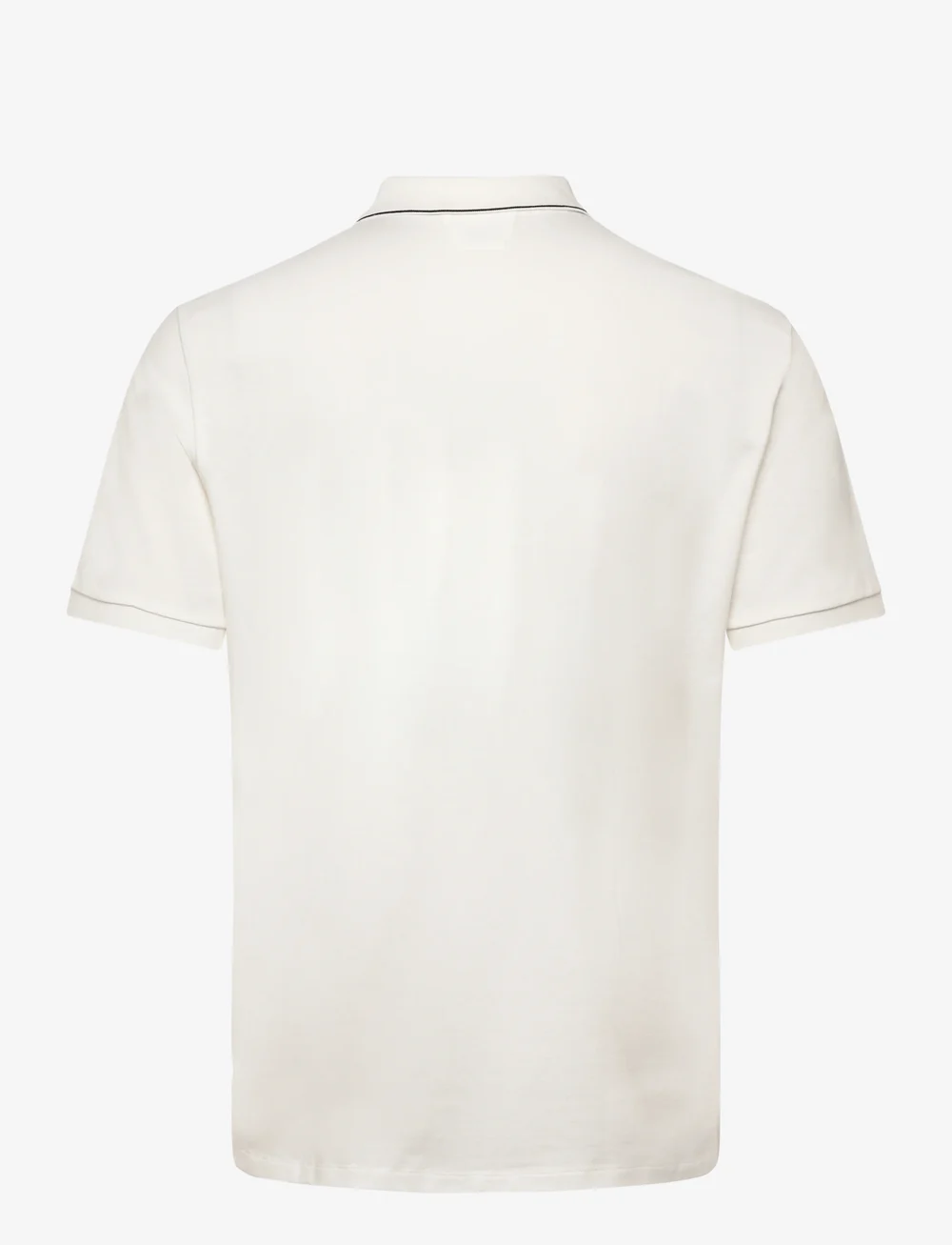 C.P. Company - Logo-emroidered Polo shirt - kurzärmelig - gauze white - 1
