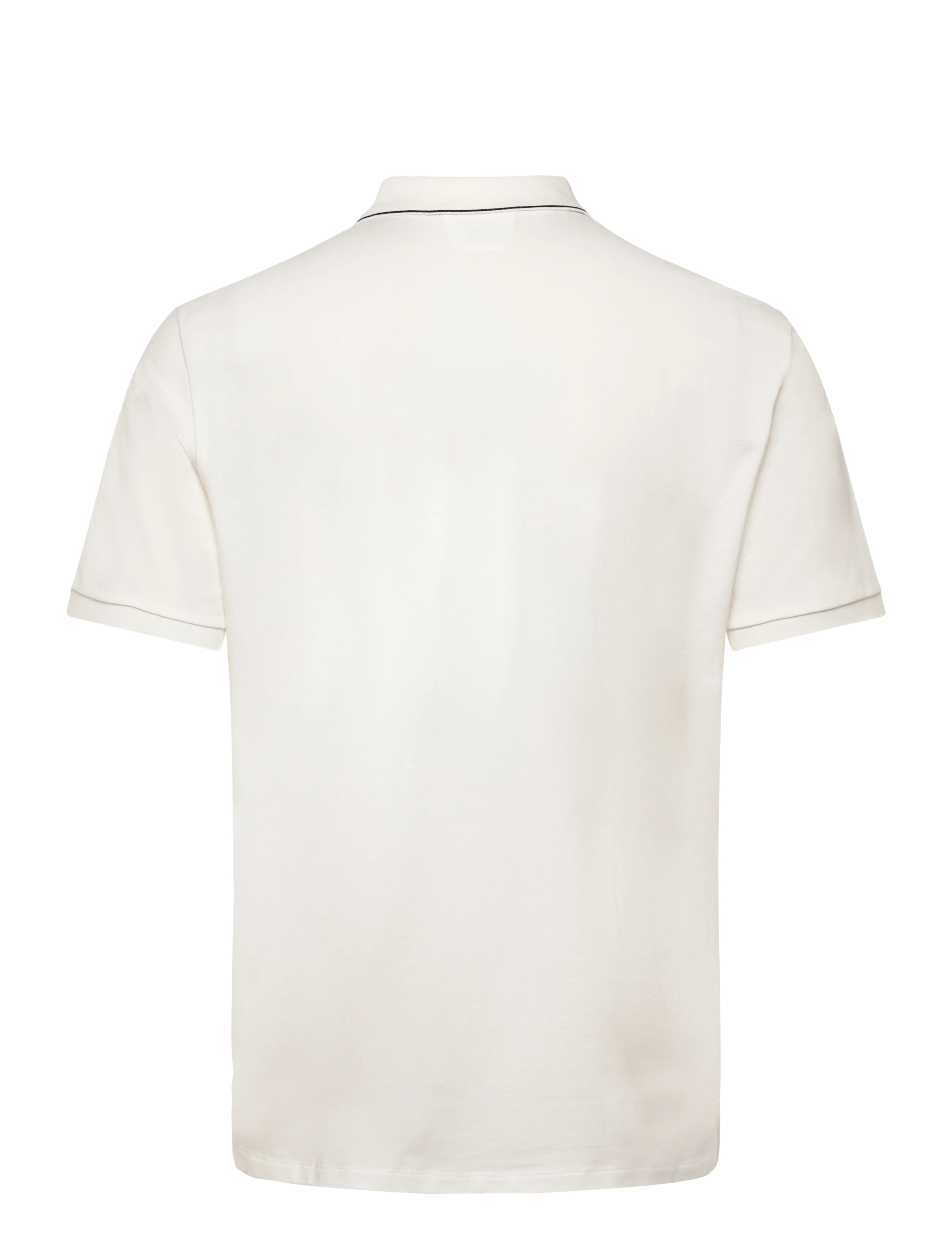 C.P. Company - Logo-emroidered Polo shirt - gauze white - 1