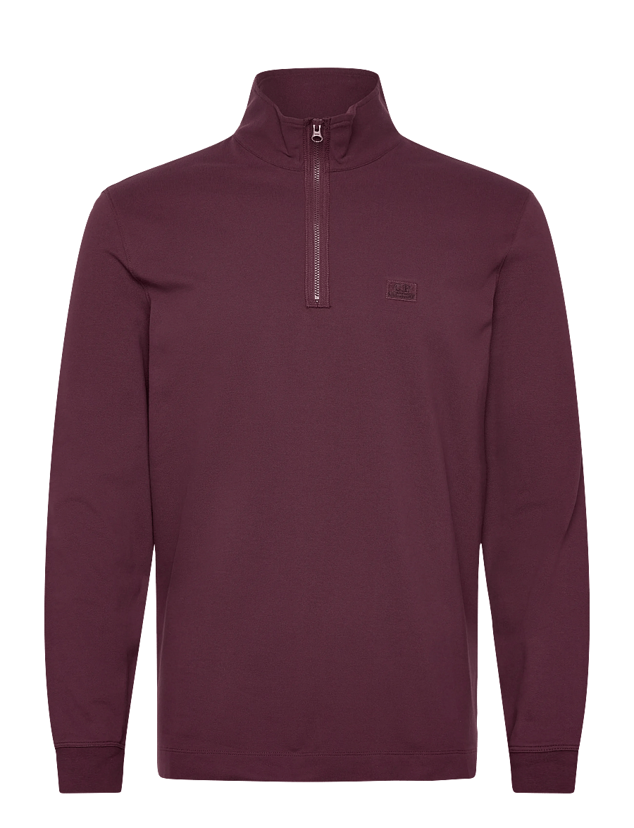 C.P. Company - Stretch Piquet Half-Zip - potent purple - 0